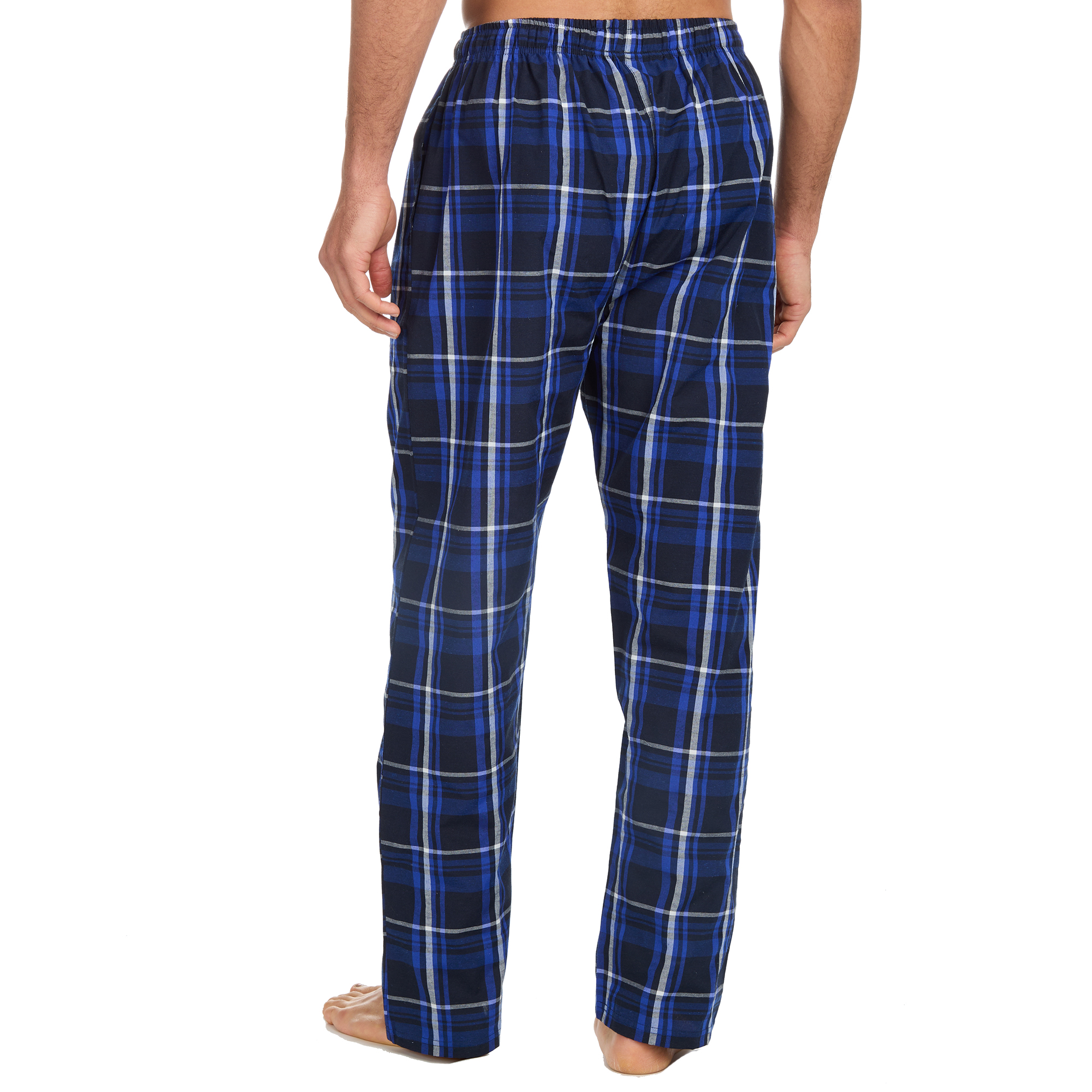 Mens Woven Pyjama Bottoms Long Pants PJ's Trousers Nightwear Lounge Pants S-XXL - Picture 12 of 25
