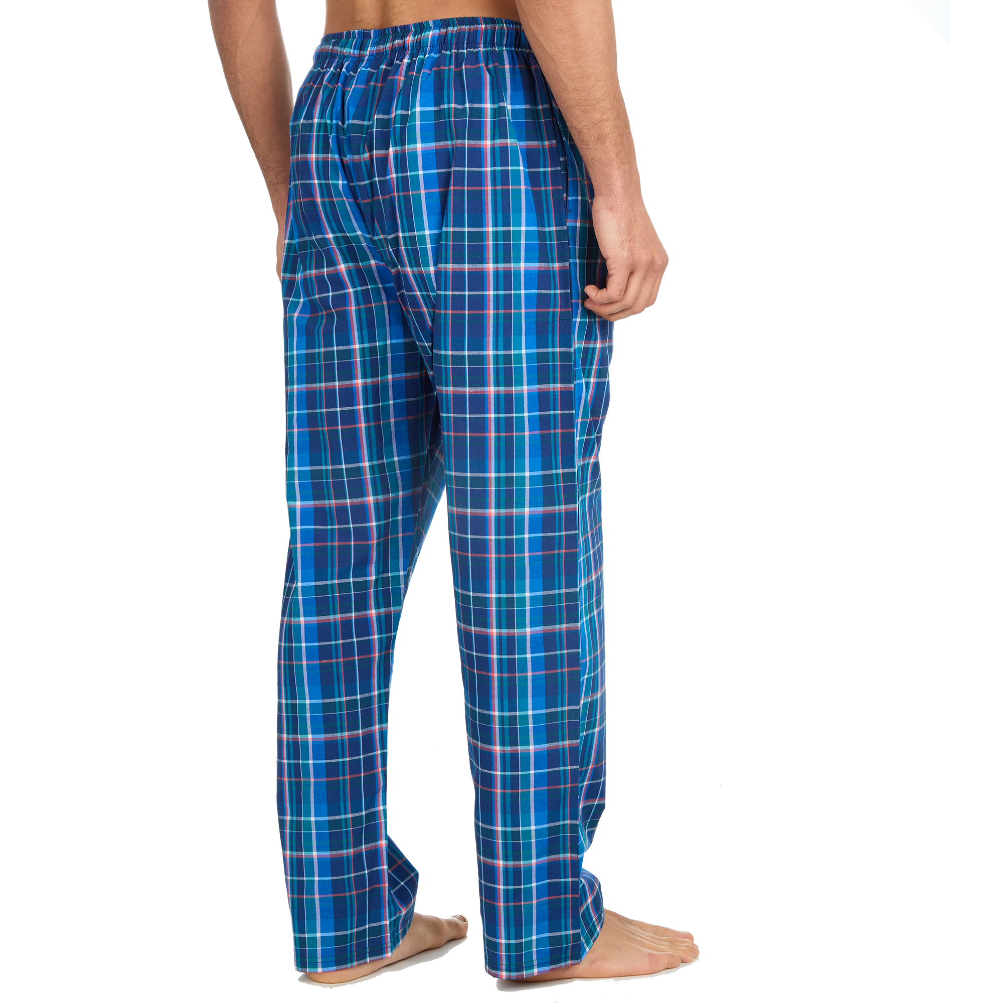 Mens Woven Pyjama Bottoms Long Pants PJ's Trousers Nightwear Lounge Pants S-XXL - Picture 18 of 25