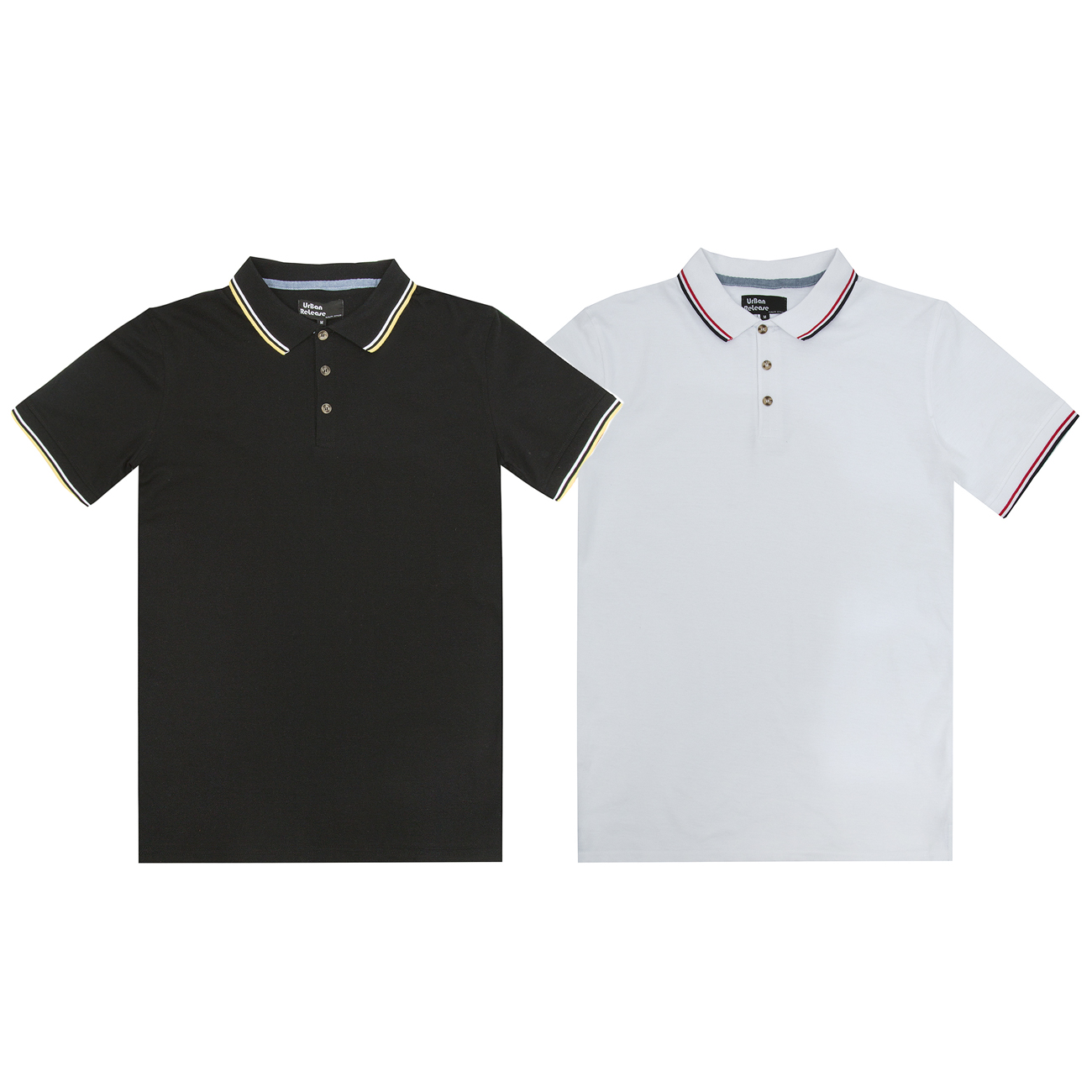 Camisa polo clásica de piqué para hombre con puntas deportes de golf manga corta básica algodón - Imagen 9 de 11
