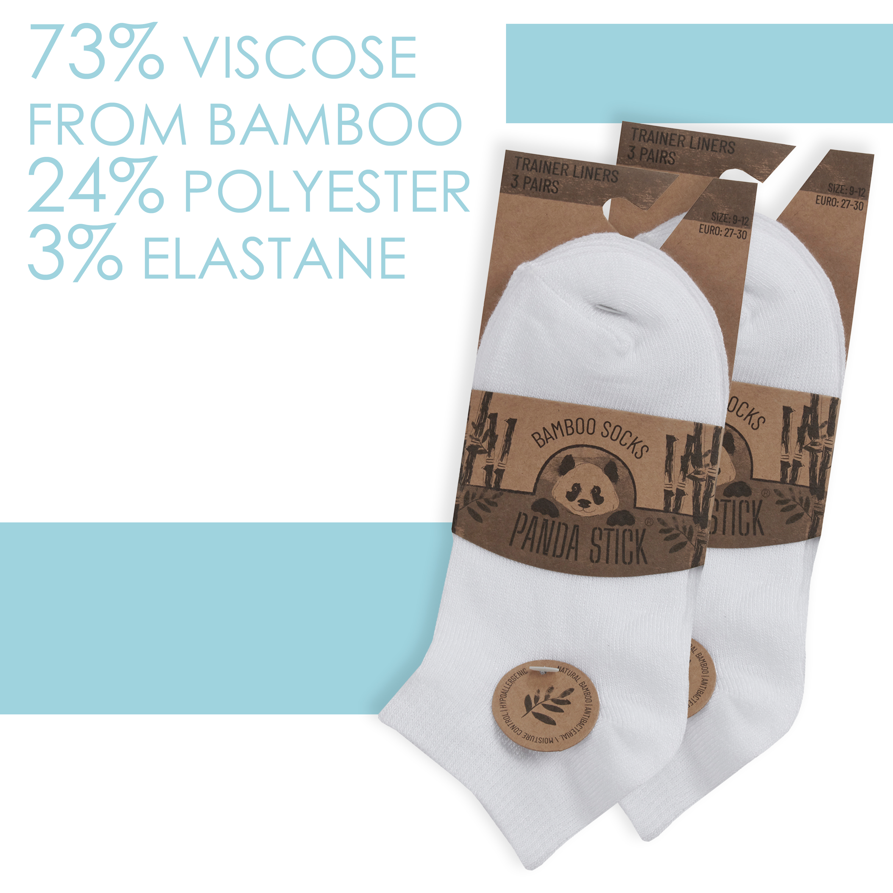 6 Pairs Boys Girls Plain Bamboo Trainer Liner Ankle Socks UK 9-12 12.5-3.5 4-6 - Picture 10 of 14