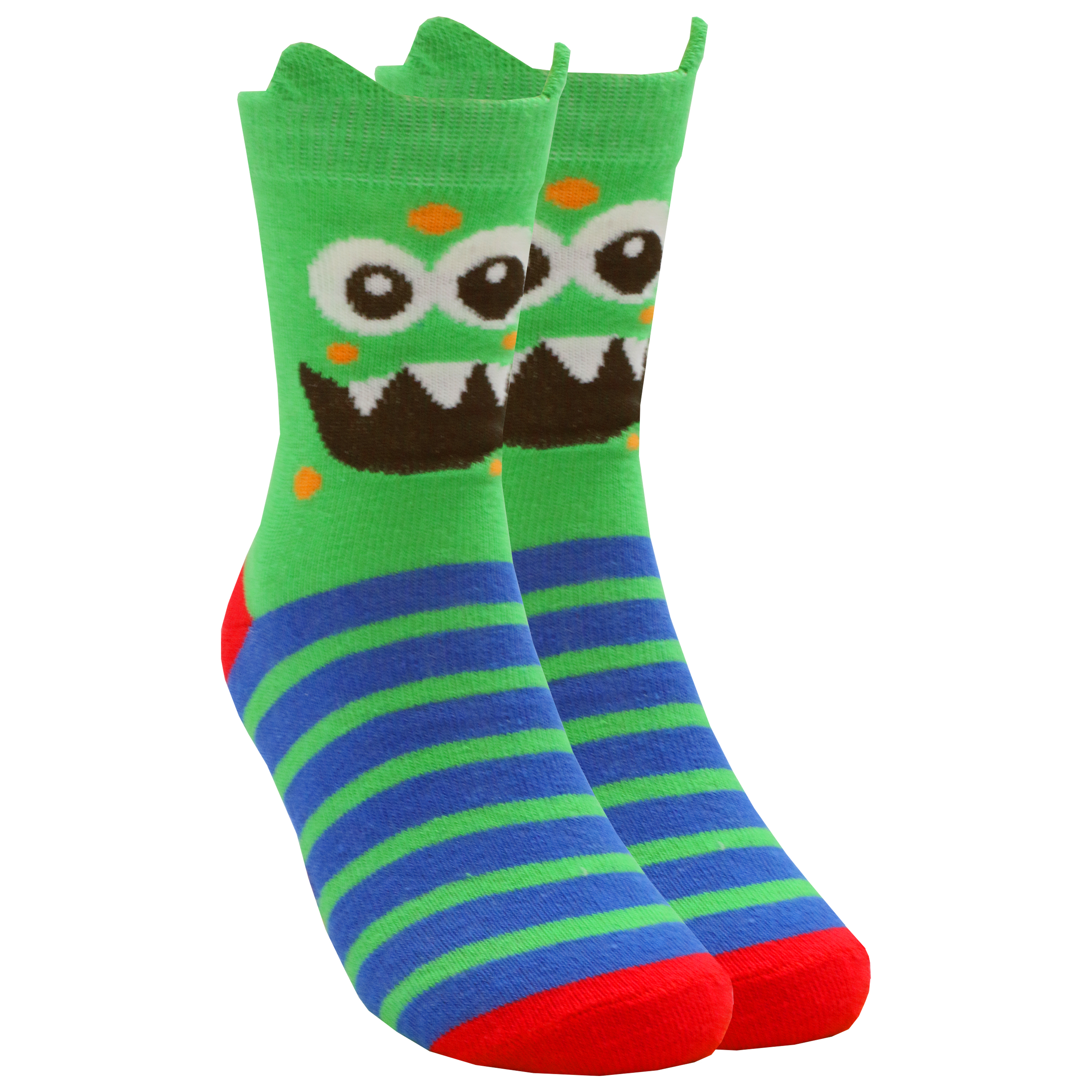 Niños Monstruos Lindos Coloridos Divertidos Extraños Geniales Calcetines Novedad Algodón Orejas Ricas 6-3.5 - Imagen 6 de 56