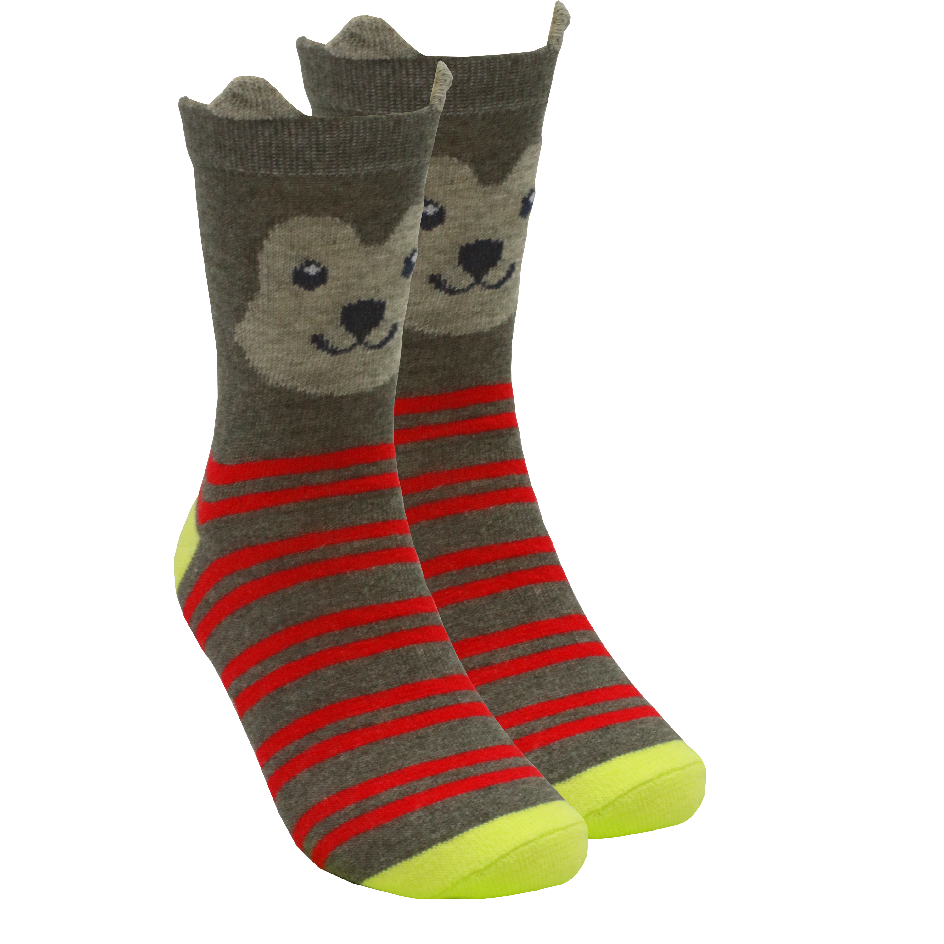 Niños Monstruos Lindos Coloridos Divertidos Extraños Geniales Calcetines Novedad Algodón Orejas Ricas 6-3.5 - Imagen 42 de 56