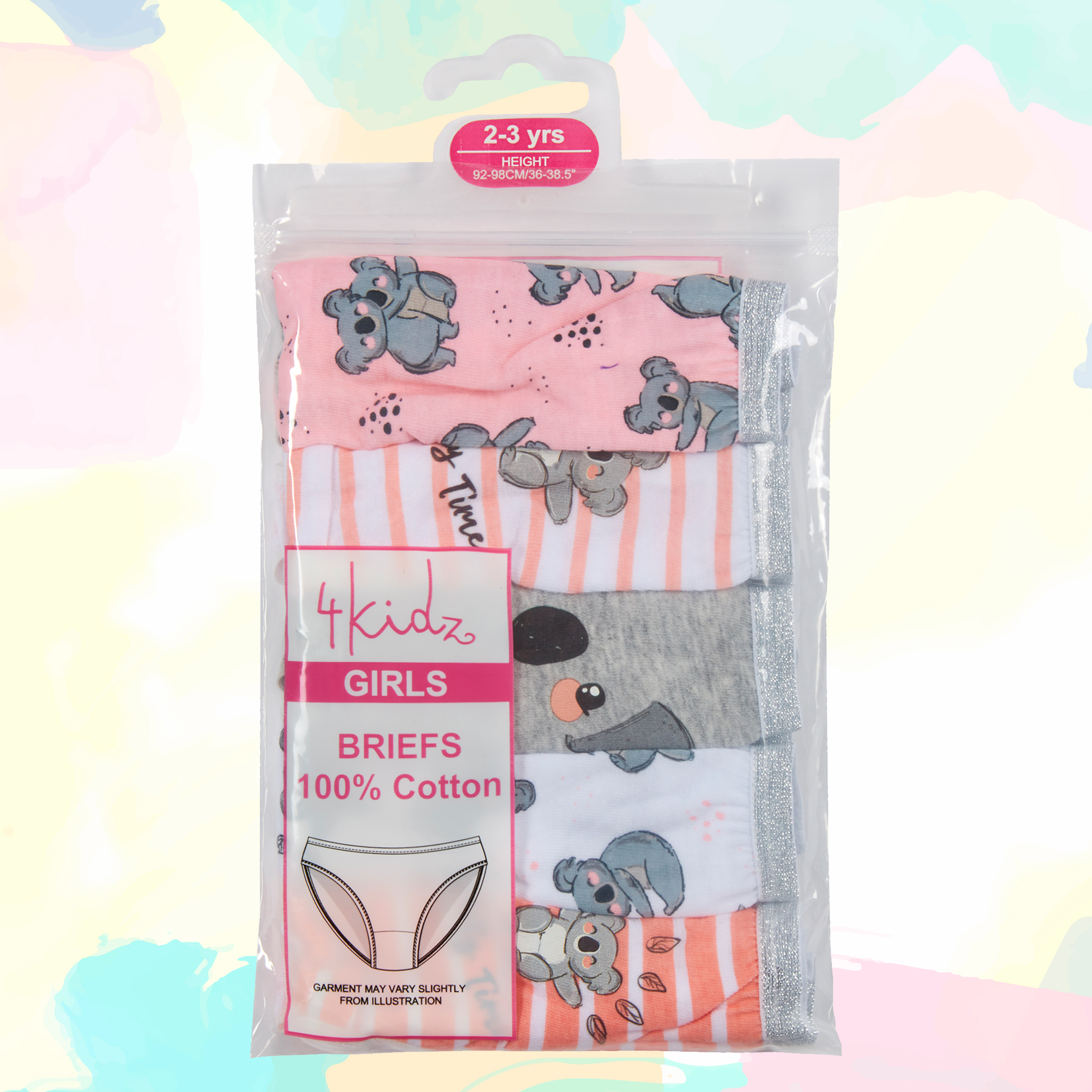 Paquete de 5 pares de brifas knickers multicompra pantalones ricos en algodón ropa interior - Imagen 31 de 34