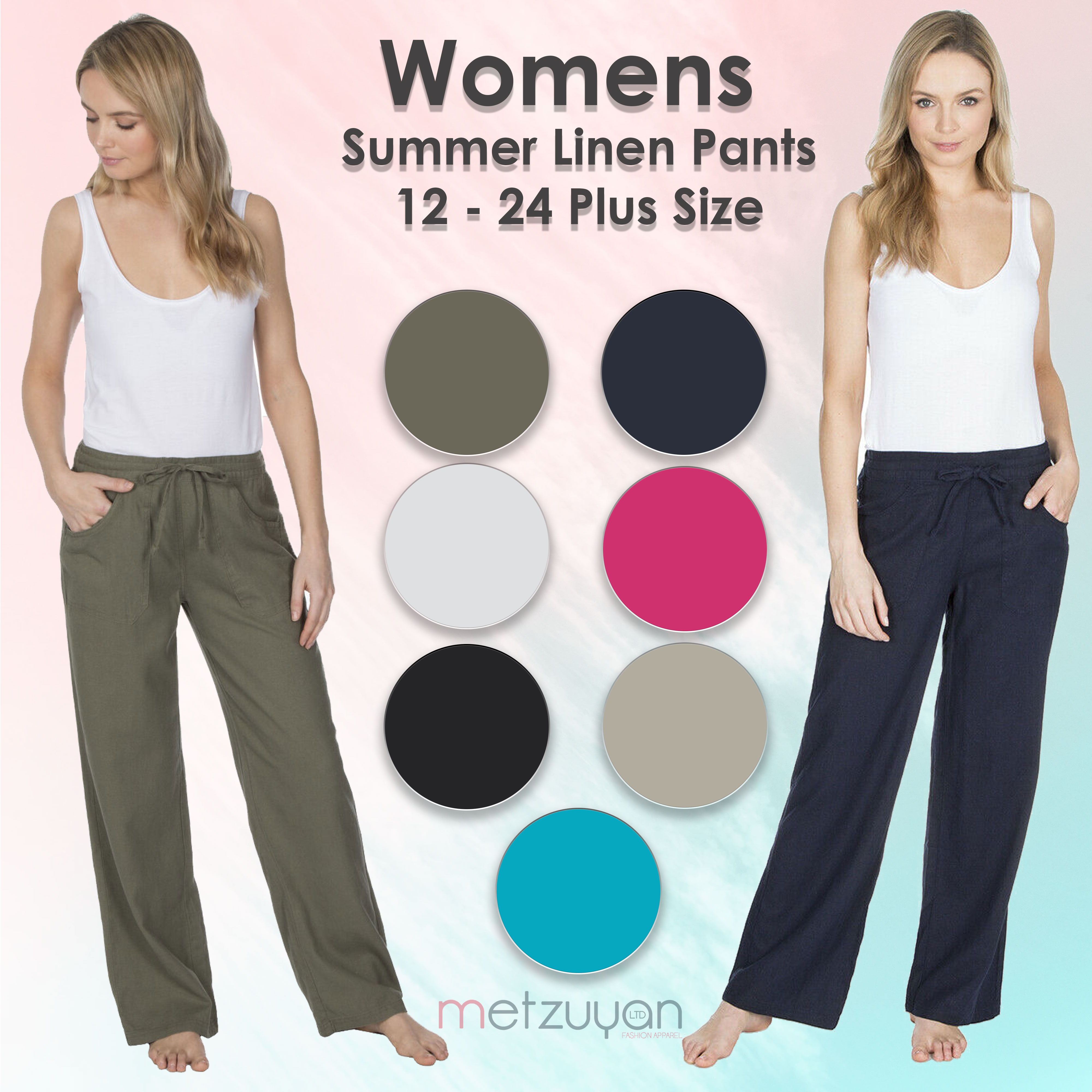 women's plus size pants with pockets