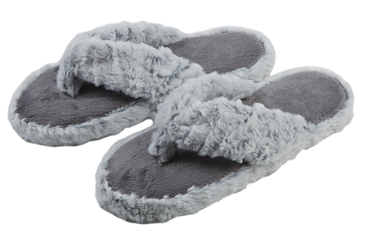 4Kidz Girls Faux Fur Mule Slippers Open Toe Childrens Kids Gift Idea Size UK 10-2