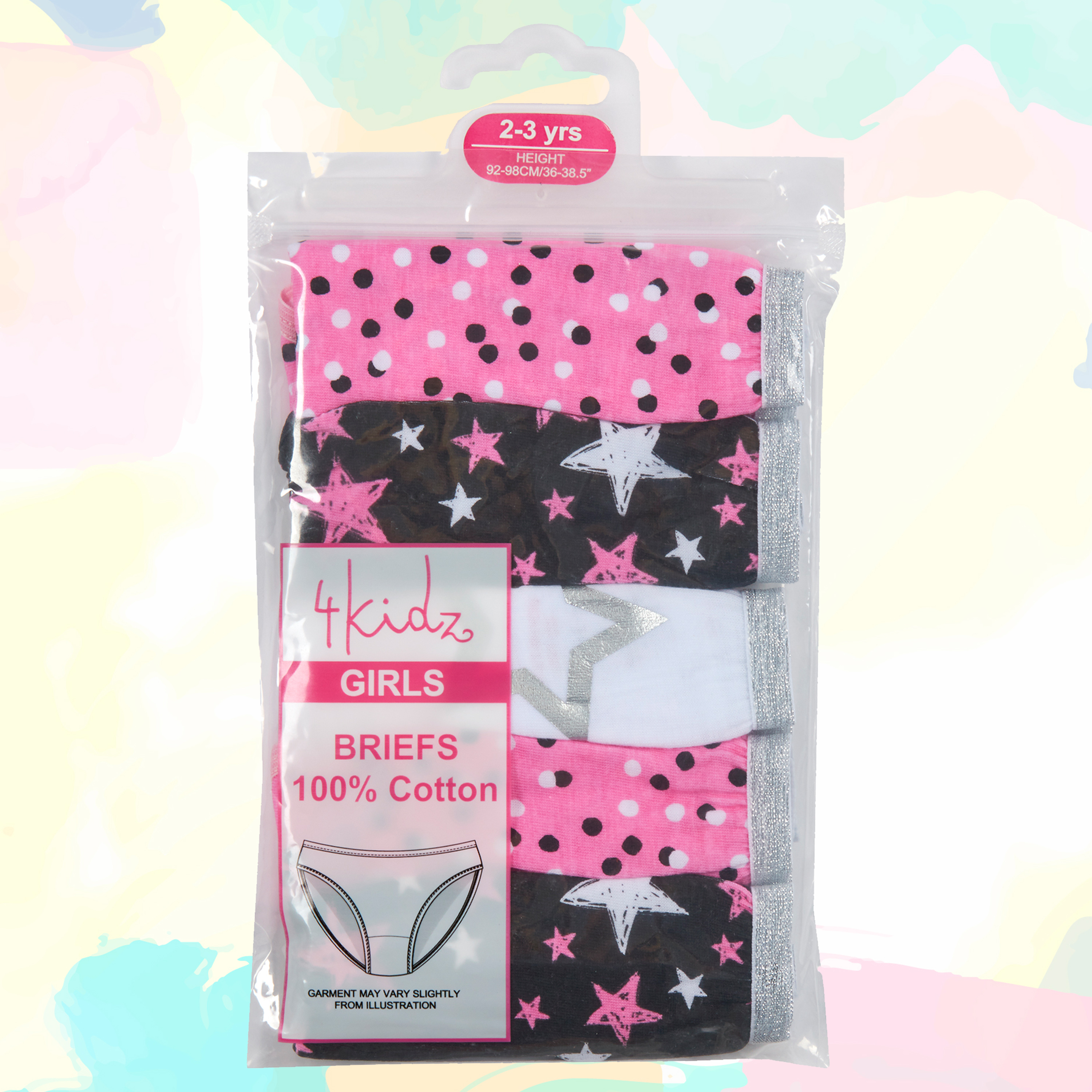 Paquete de 5 pares de brifas knickers multicompra pantalones ricos en algodón ropa interior - Imagen 21 de 34