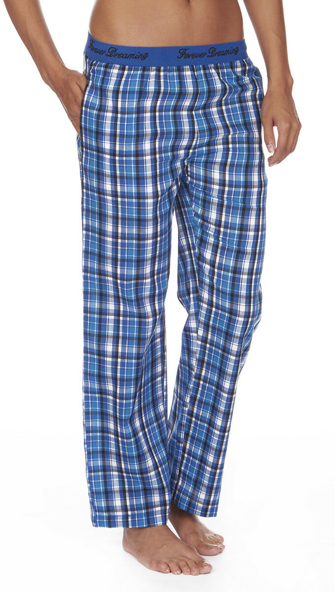 ** Womens Checked Pyjama PJ Bottoms Pants Soft Jacquard Waistband ...