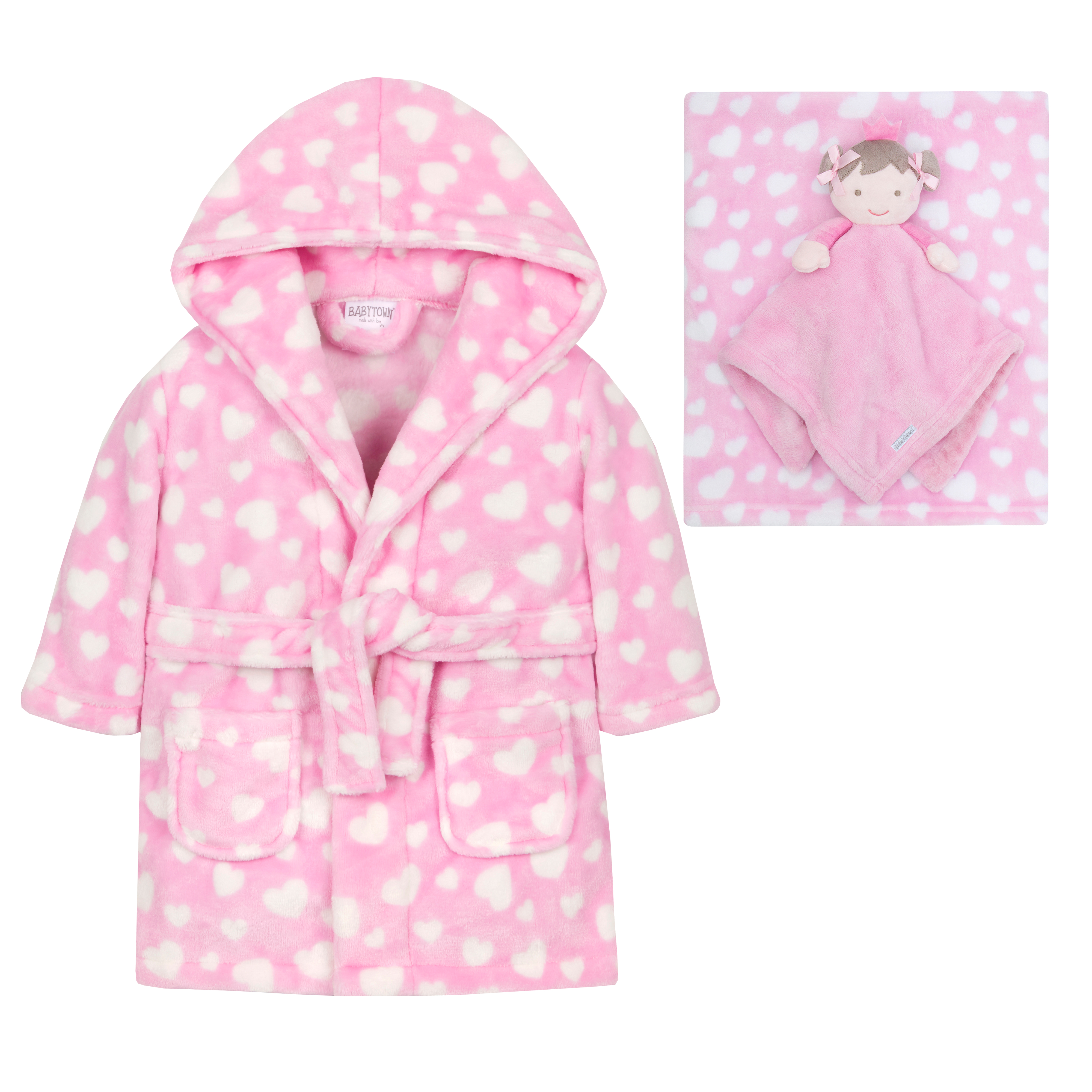 newborn baby boy dressing gown