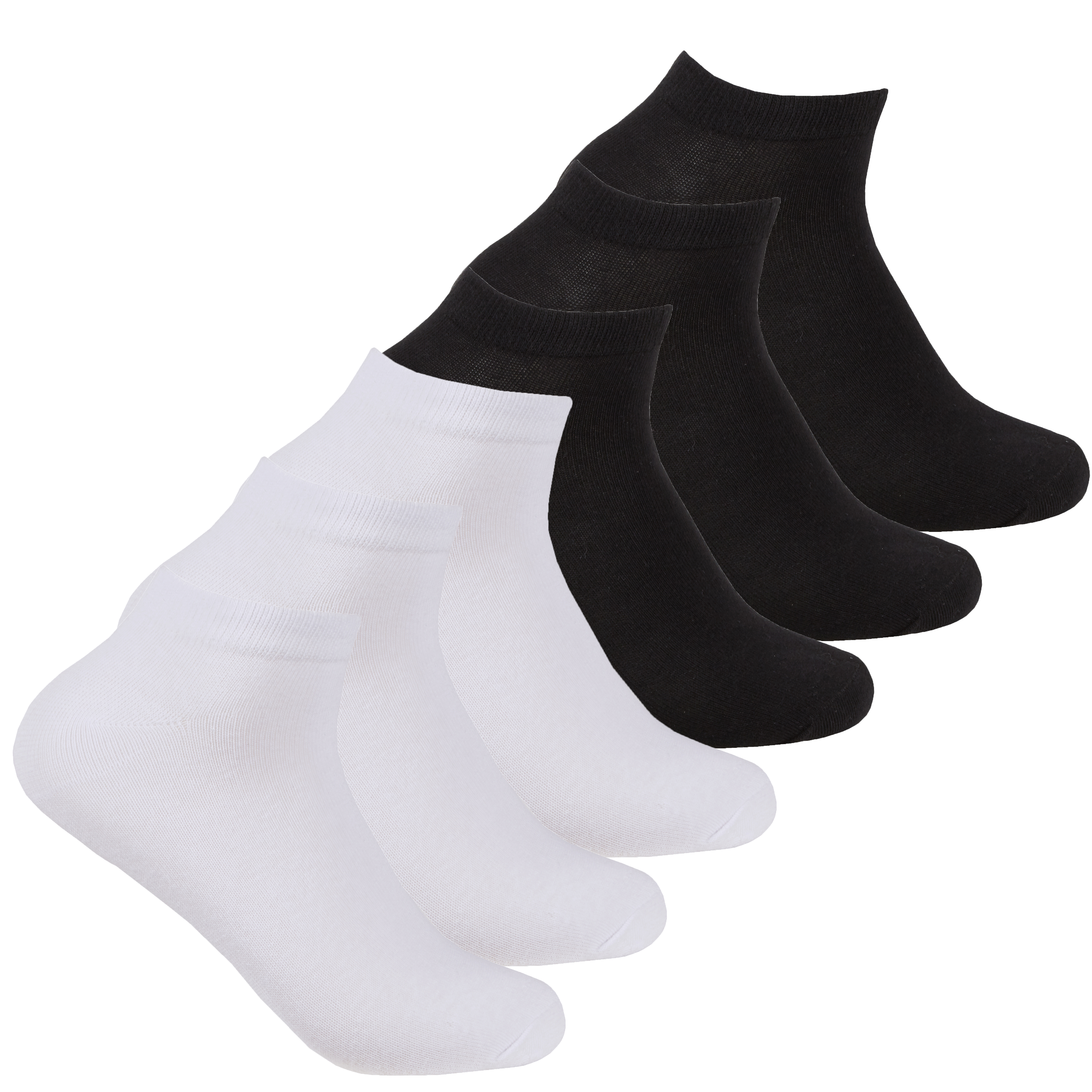 Ladies Womens 6 Pairs Socks Trainer Liner Hosiery Plain Summer Sport Activewear - Picture 7 of 12