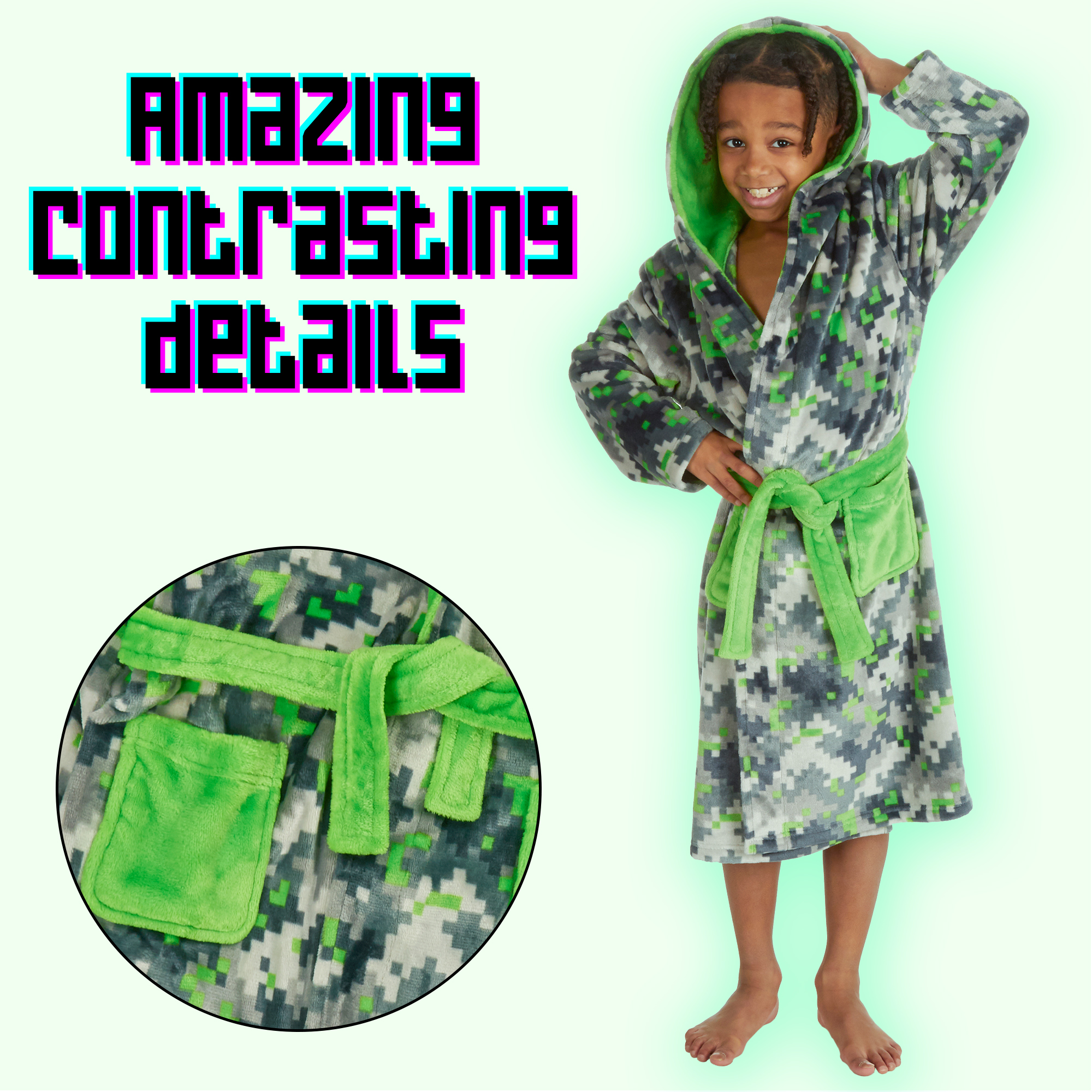 Boys camo dressing sales gown