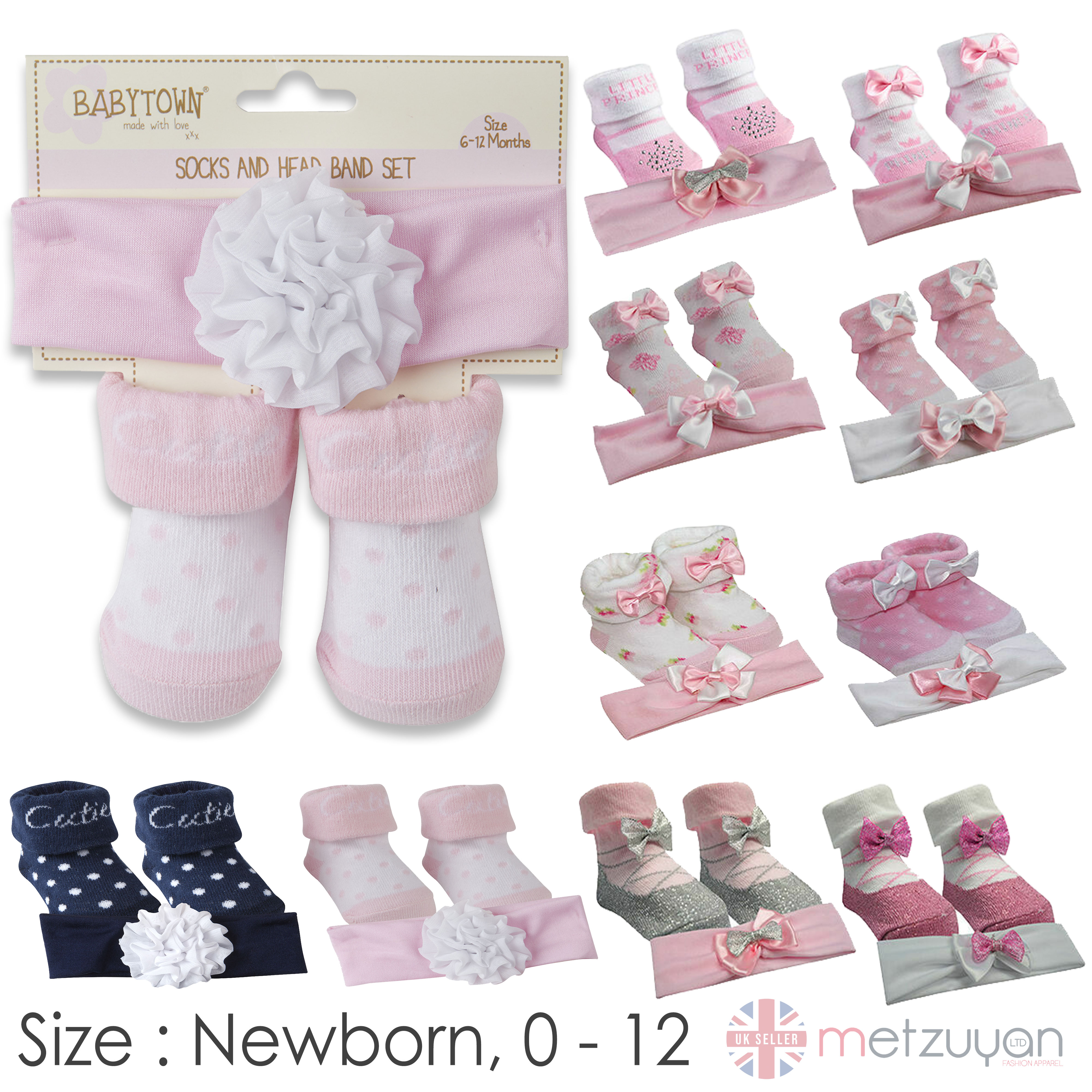 Newborn Infant Baby Girls Sock Bootie 