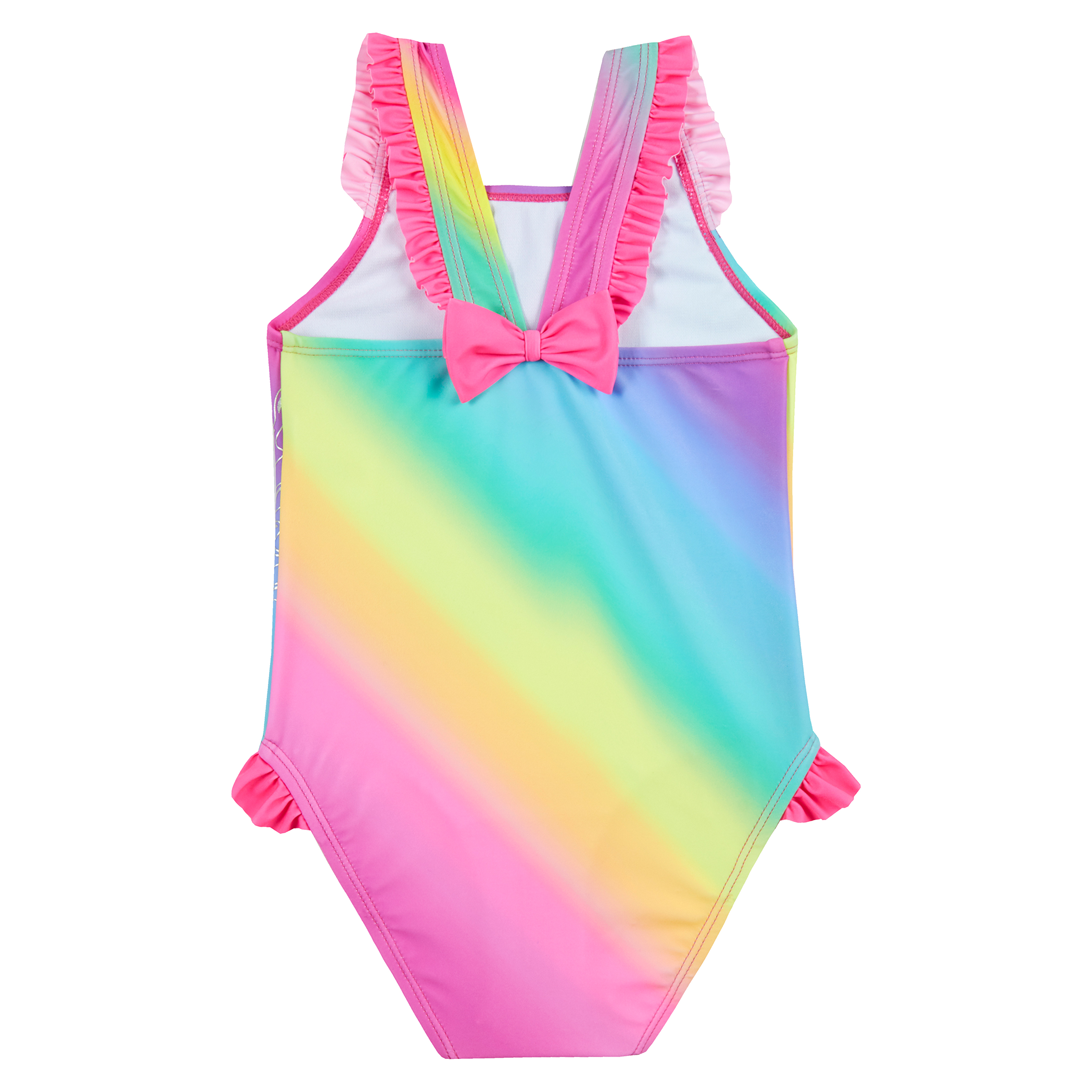 Kids Girls Toddler Swimsuit Costume Rainbow Size 2-3 3-4 4-5 5-6 with ...