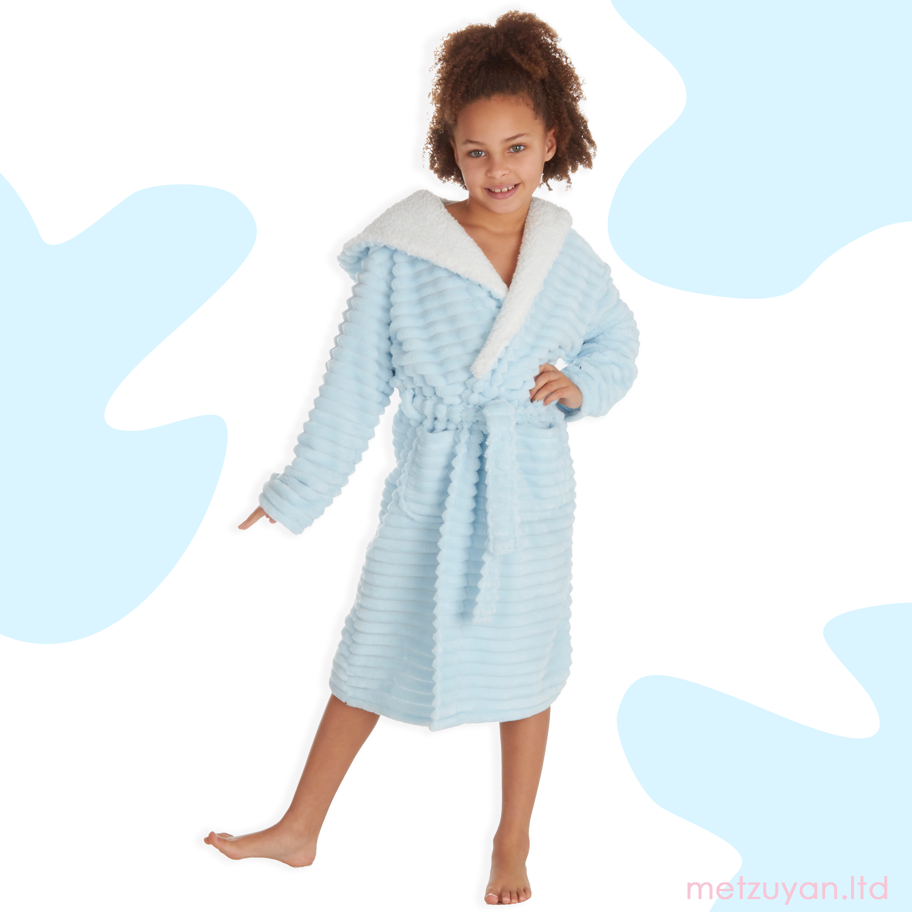 Girls & Toddler 3-Piece Pajama Set – Long Sleeve Top, Pant, and Bonus Robe,  Kids Pajama Shirt with Bathrobe, Sizes 2-12 Years-Hearts - Walmart.com