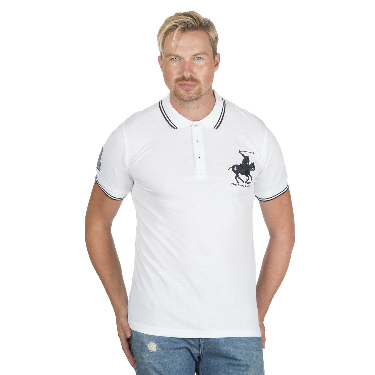 Mens Polo T-Shirts Polos Small Medium Large XL Short Sleeve Sale Clearance NEW - Picture 6 of 6