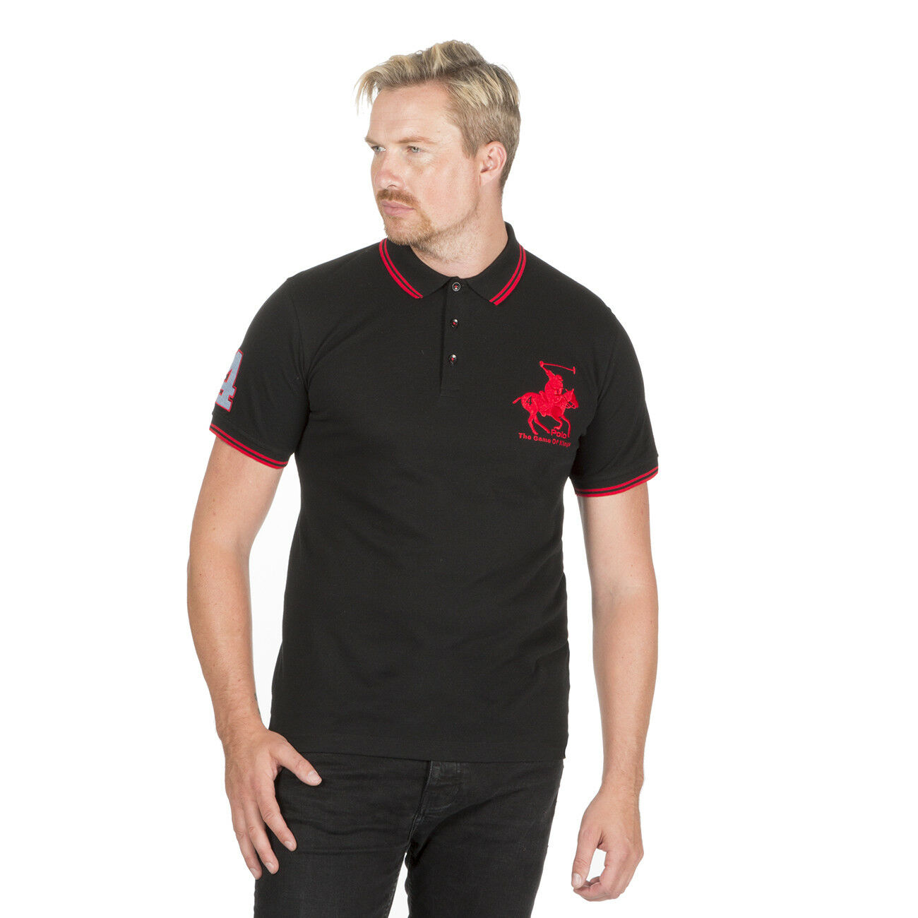 Mens Polo T-Shirts Polos Small Medium Large XL Short Sleeve Sale Clearance NEW - Picture 2 of 6