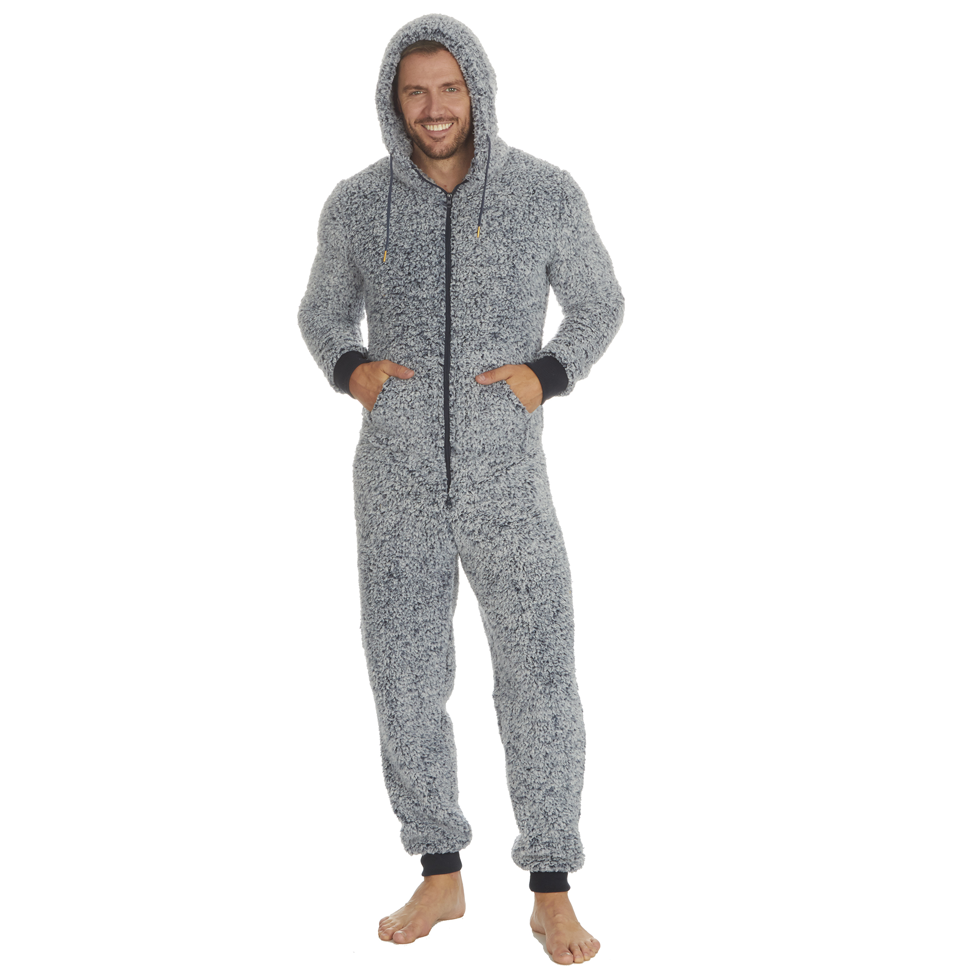 Adult Mens 1Onesie Novelty Winter Chunky One Piece Jumpsuits Christmas ...