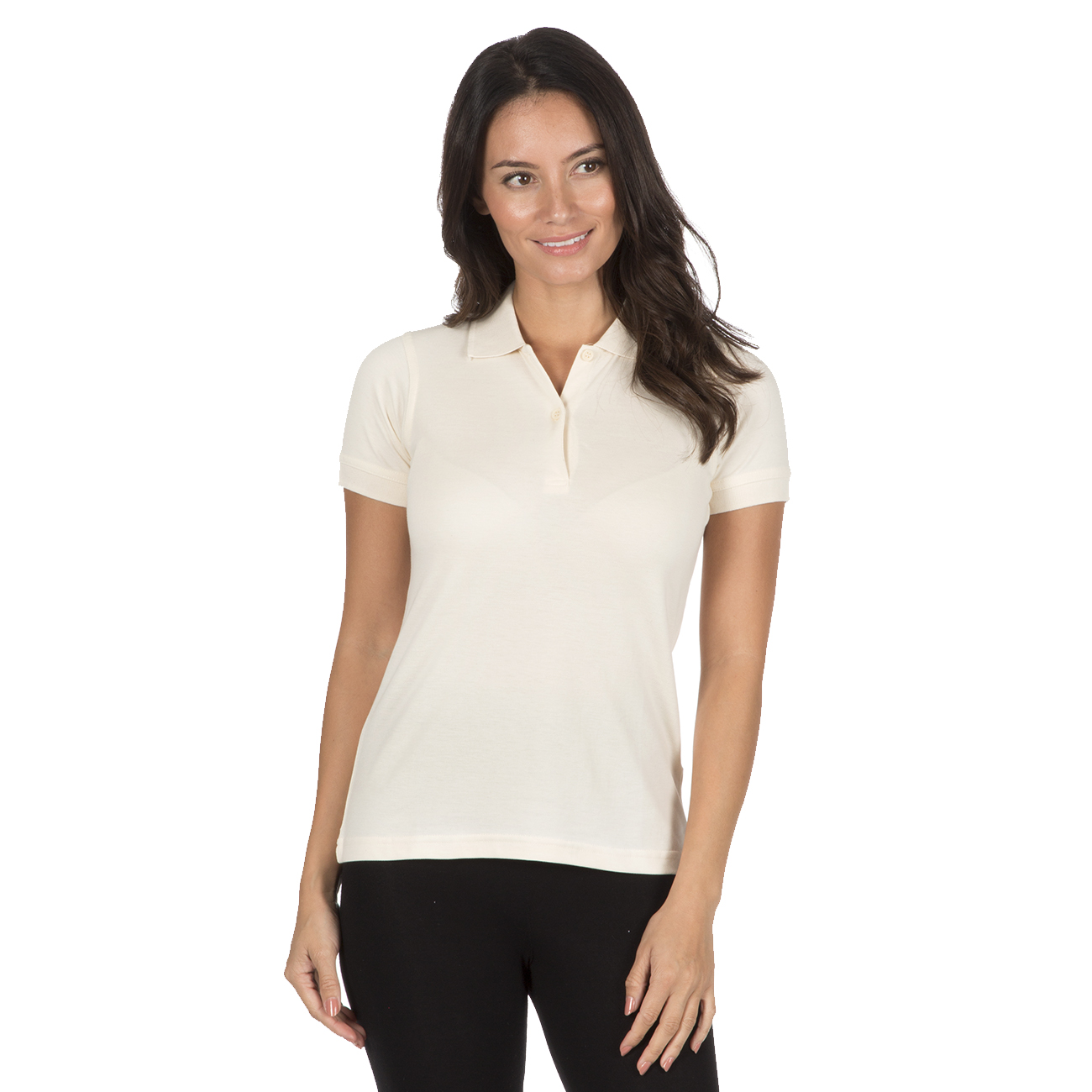 B&C Womens Organic Cotton Polo Shirt Fair Trade Jersey Pique T-Shirt Top 