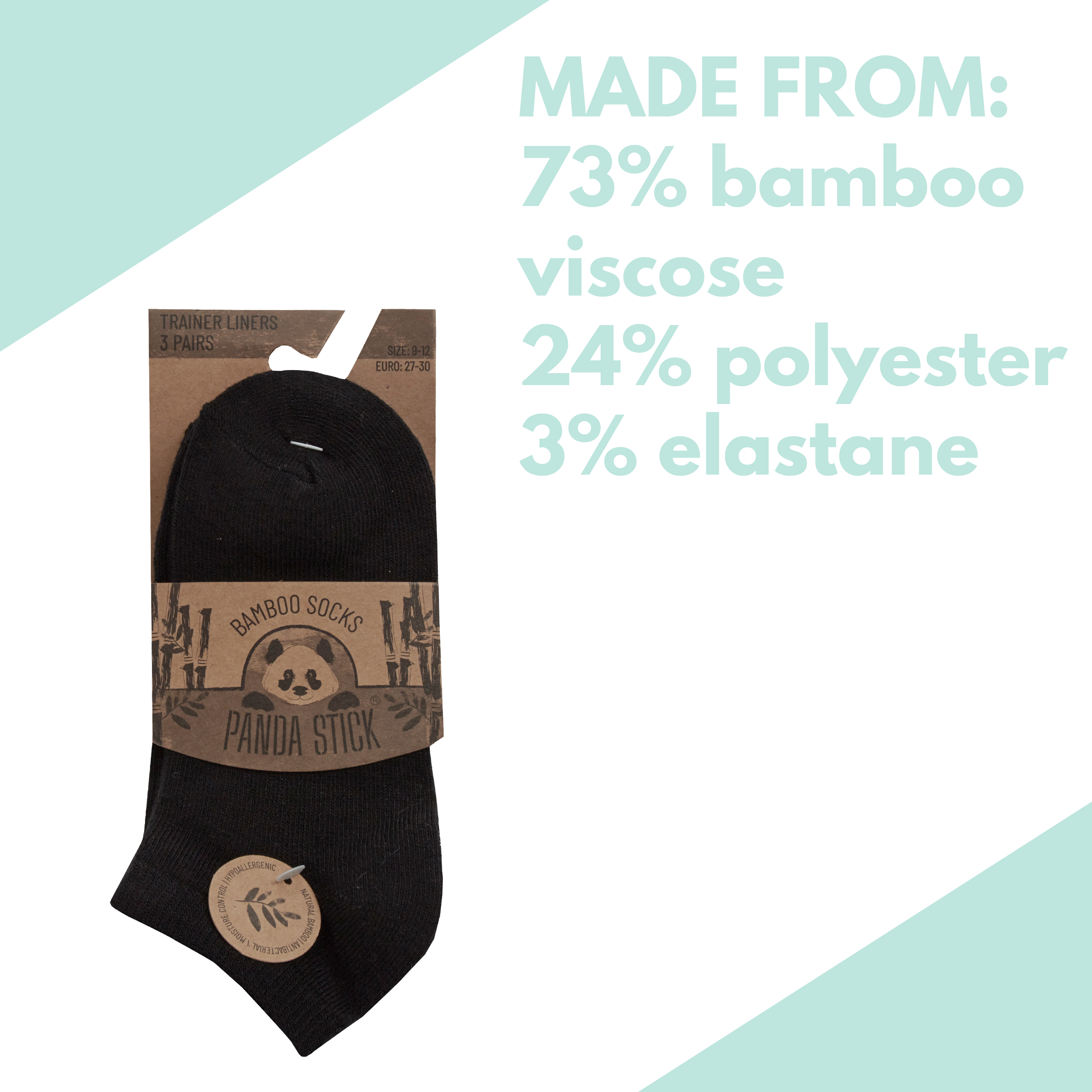 Kids Boys Girls Plain Bamboo Trainer Liner Ankle School Socks 9-12 12.5-3.5 4-6 - Picture 6 of 14