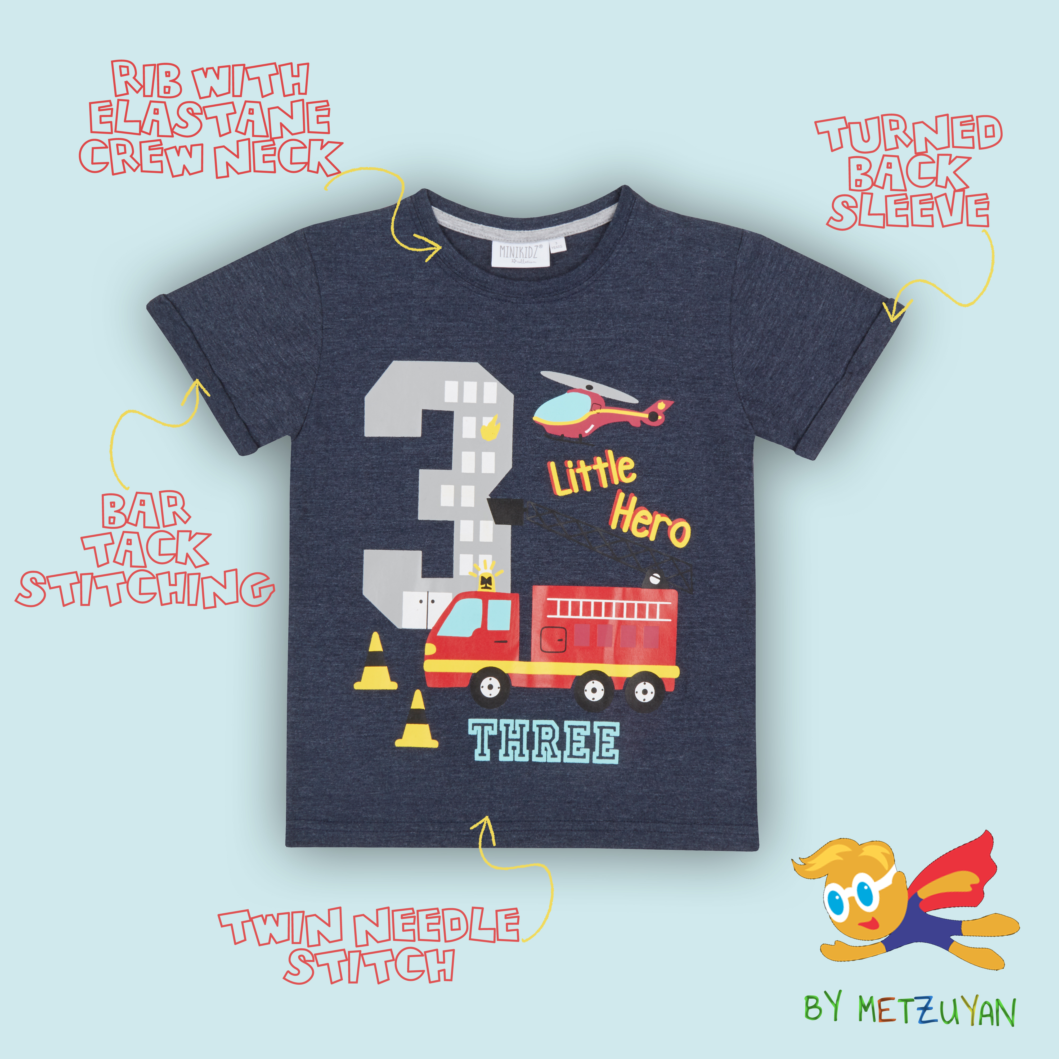 Niños Niños Niños Camiseta Cumpleaños Regalo Camiseta Impresa Edad 1-6 Mangas Cortas Camisa - Imagen 7 de 49