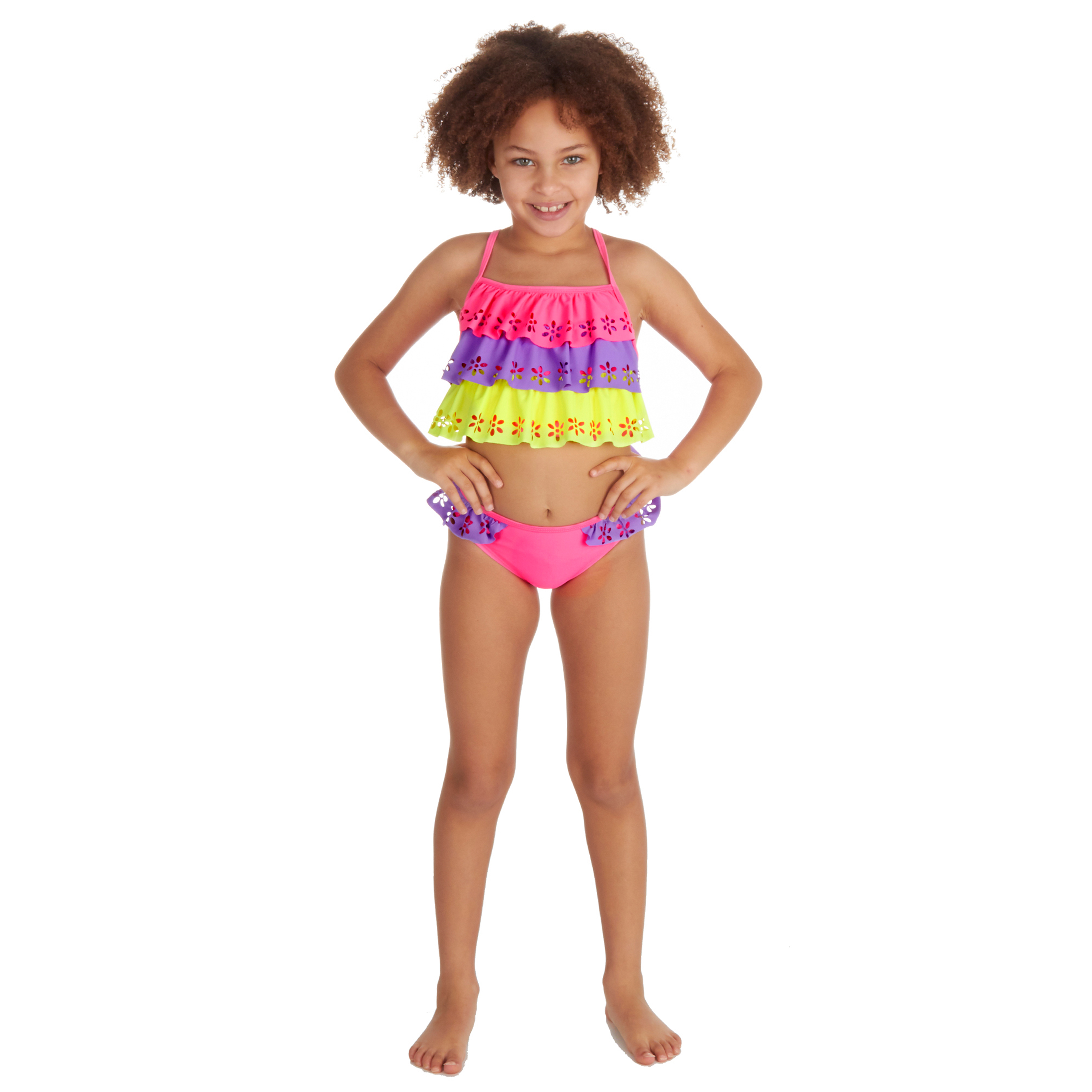 Floral Printed Two Piece Swimsuit Set Back For Baby Girls Cute Summer Split Bikini  Swimsuits For Toddlers And Kids Casual Beachwear For Children Aged 0 5  Years From Stephen_babykids, $12.56