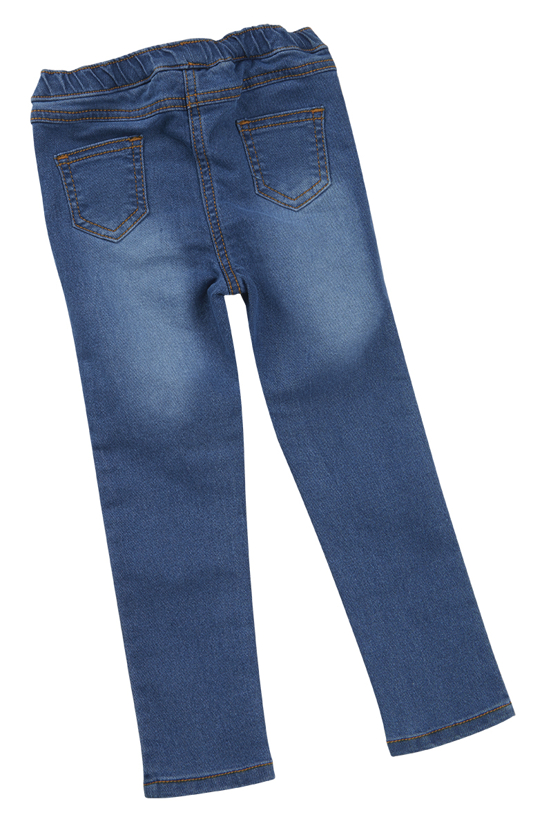 Infant Girls Childs Leggings Jeggings Pants Trousers Denim Style Faded