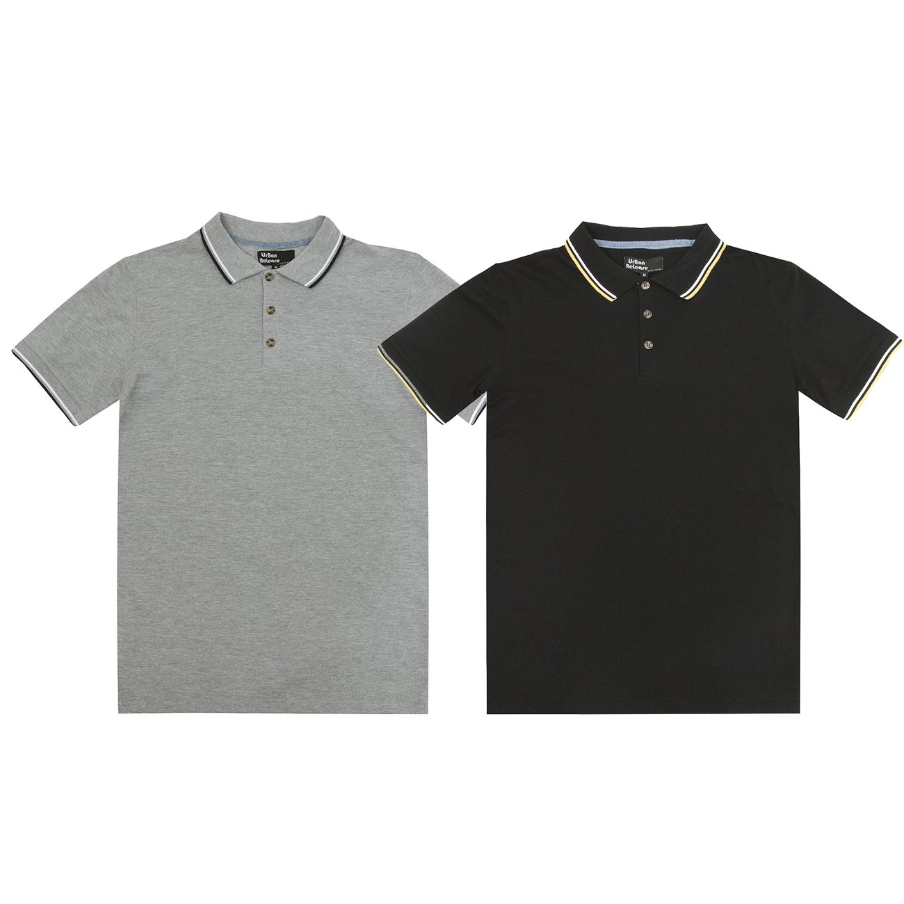Camisa polo clásica de piqué para hombre con puntas deportes de golf manga corta básica algodón - Imagen 7 de 11