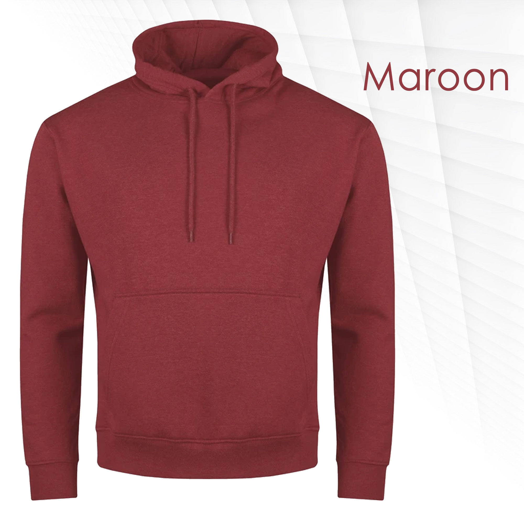 Mens Plain Hooded Sweatshirt Pullover Hoodie Adult Fleece Long Sleeved Sportwear - Picture 25 of 38