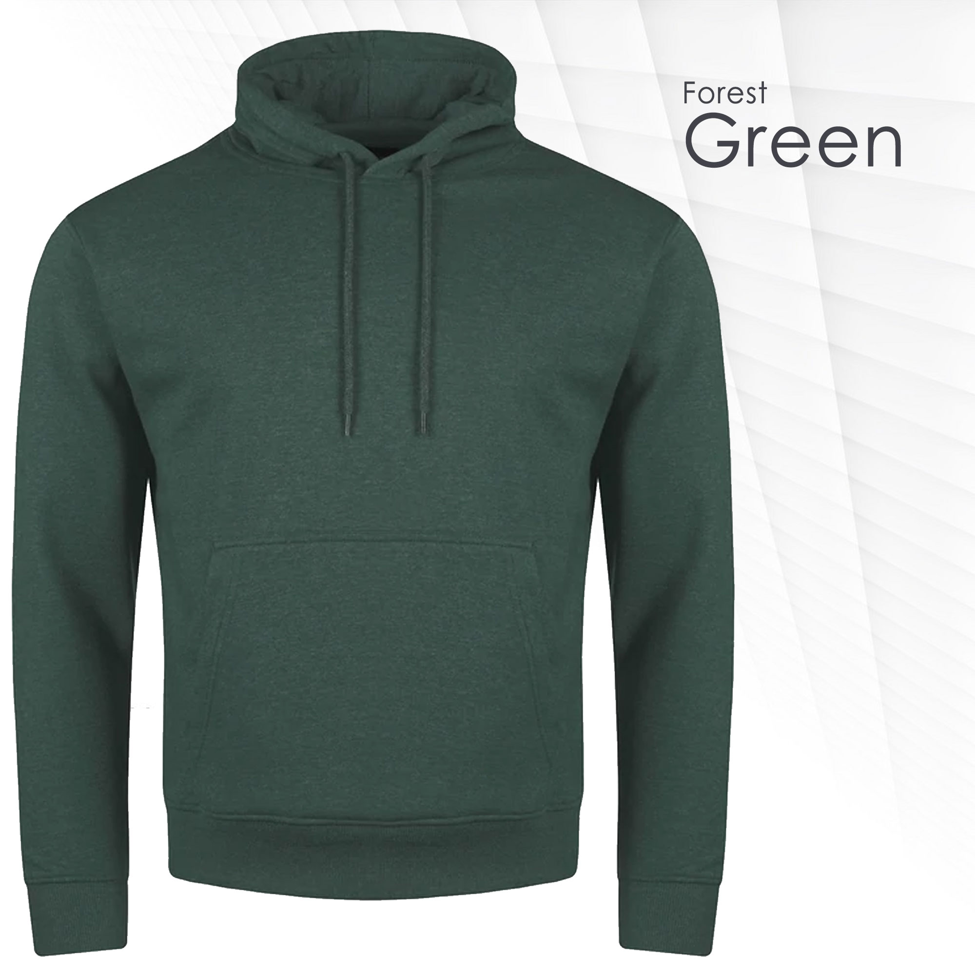 Mens Plain Hooded Sweatshirt Pullover Hoodie Adult Fleece Long Sleeved Sportwear - Picture 31 of 38