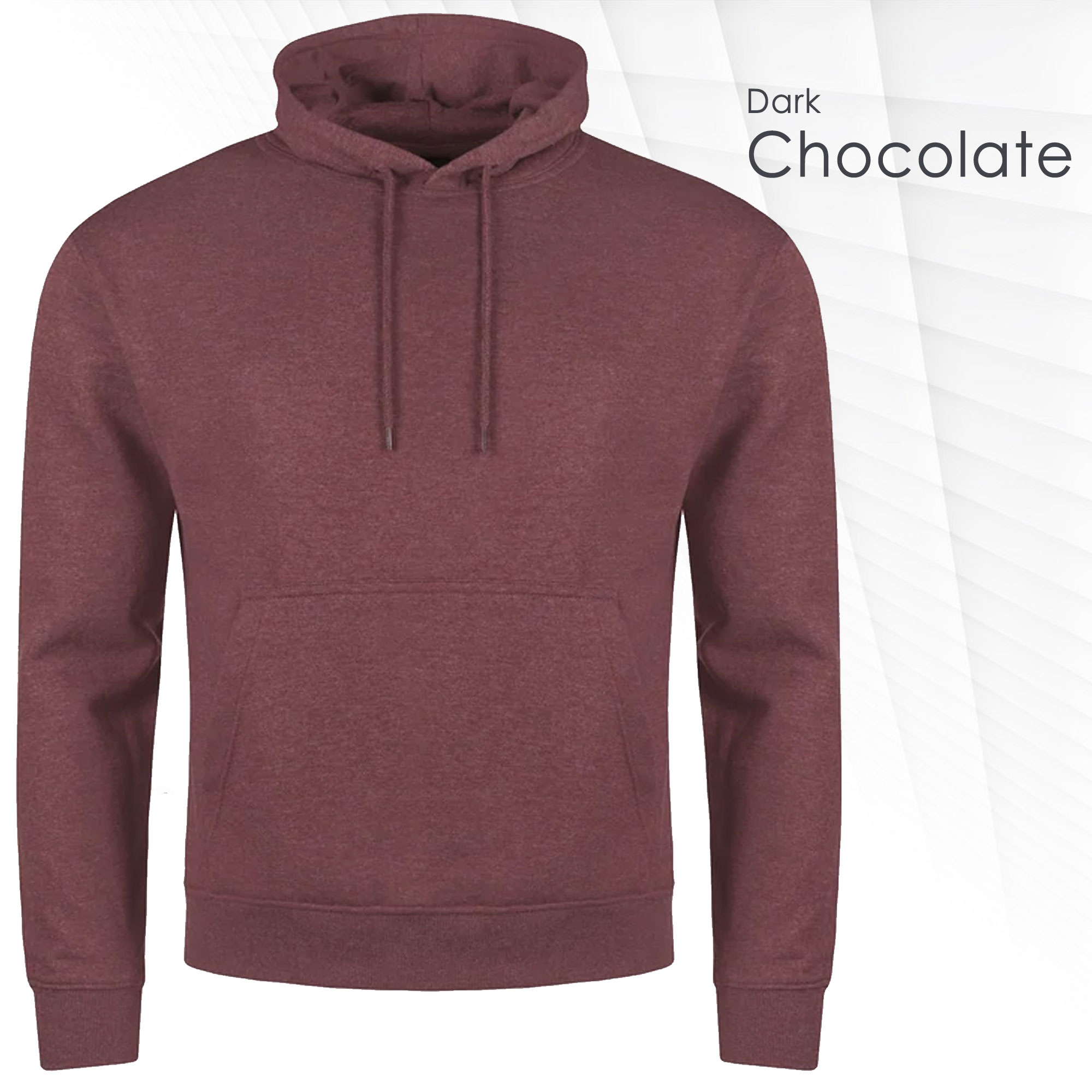 Mens Plain Hooded Sweatshirt Pullover Hoodie Adult Fleece Long Sleeved Sportwear - Picture 35 of 38