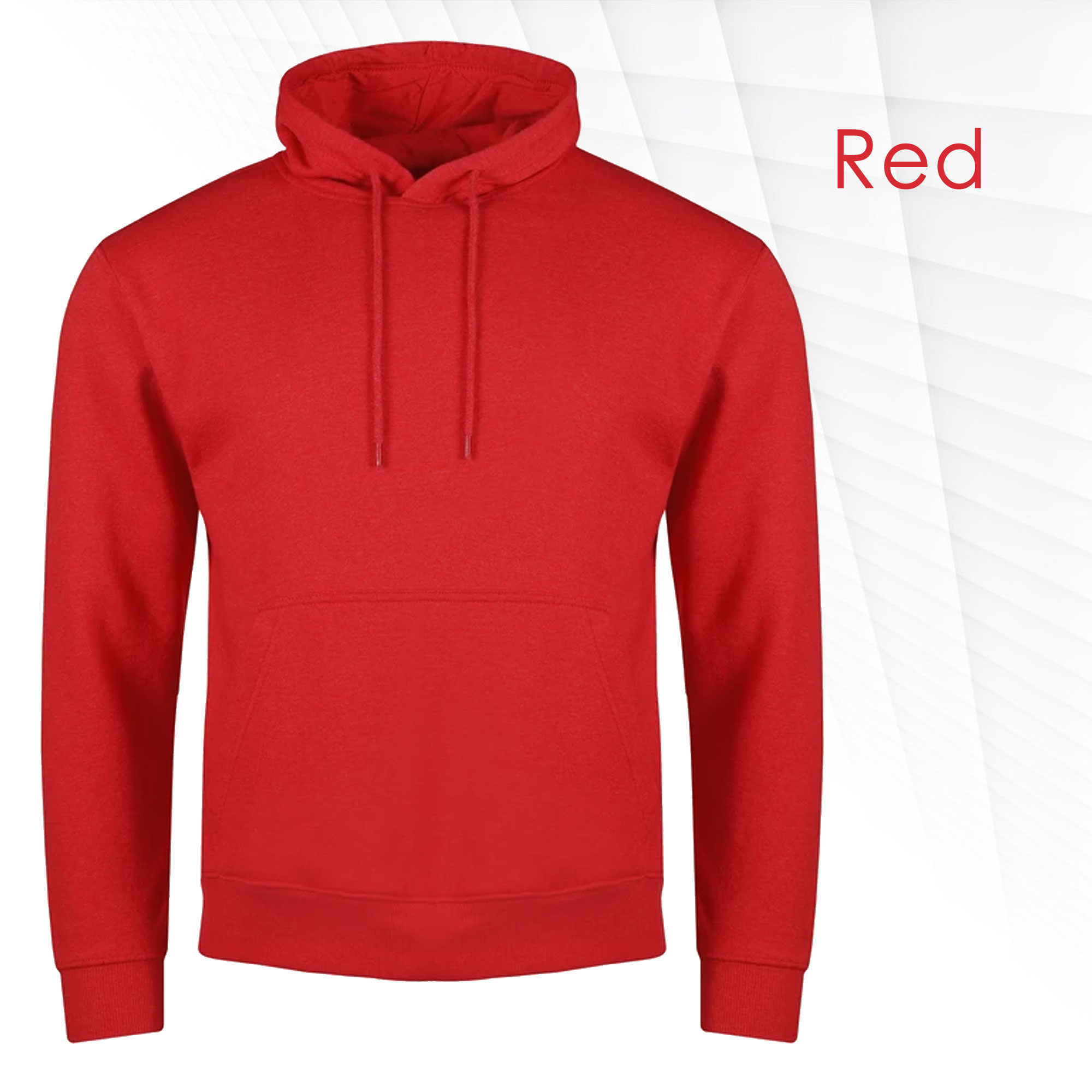 Mens Plain Hooded Sweatshirt Pullover Hoodie Adult Fleece Long Sleeved Sportwear - Picture 13 of 38