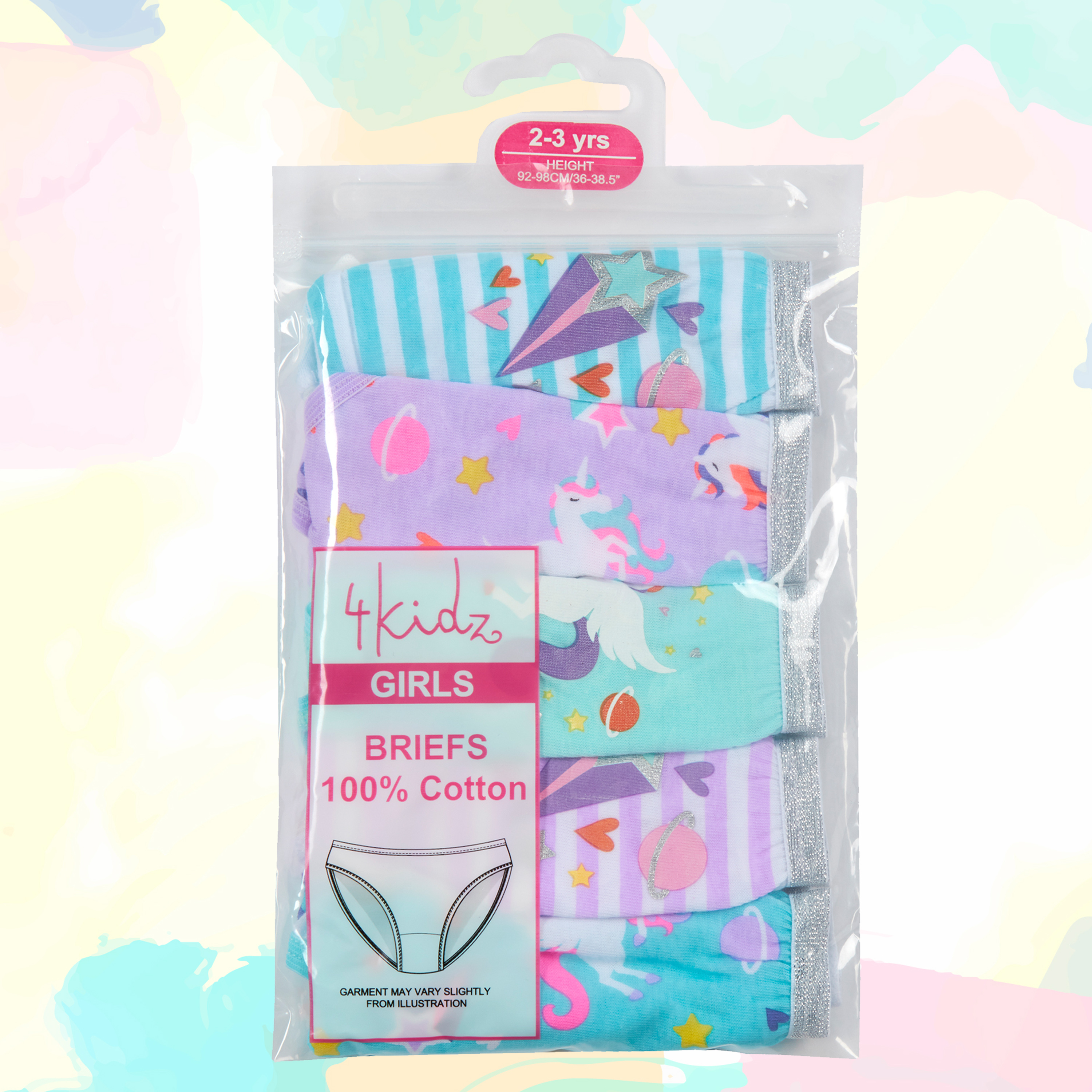 Paquete de 5 pares de brifas knickers multicompra pantalones ricos en algodón ropa interior - Imagen 24 de 34