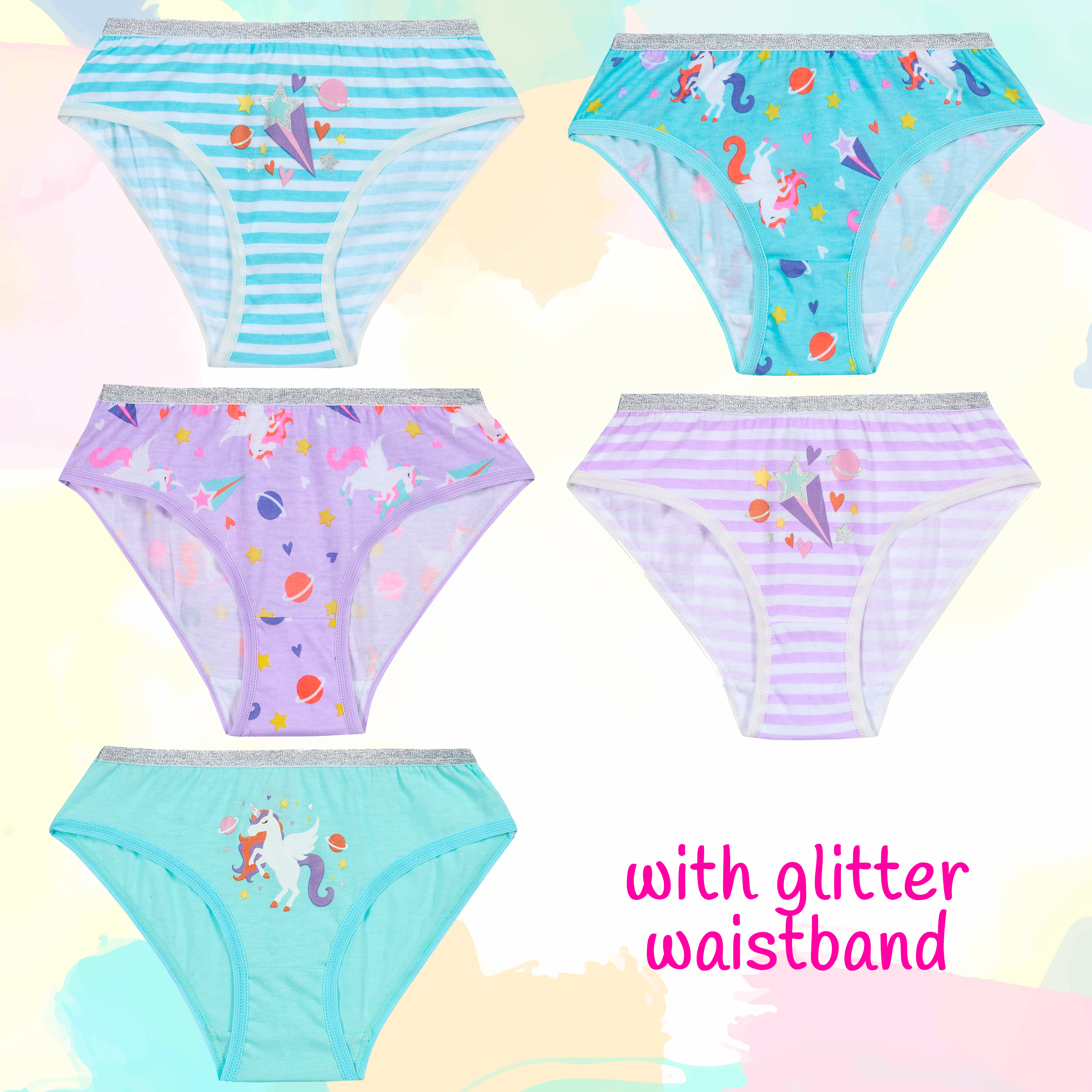 Paquete de 5 pares de brifas knickers multicompra pantalones ricos en algodón ropa interior - Imagen 22 de 34