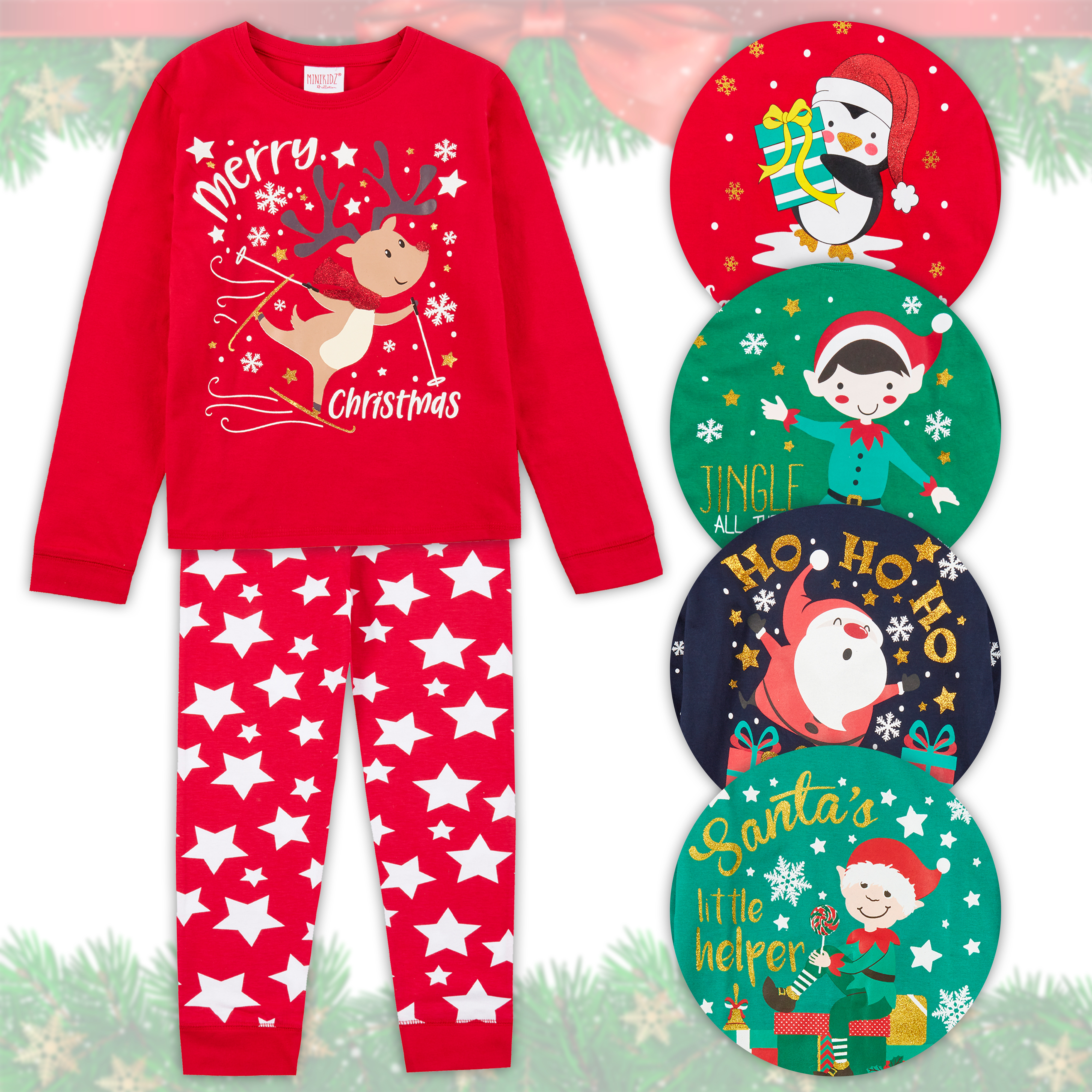 Babytown Baby Christmas Novelty Long Pyjama Set