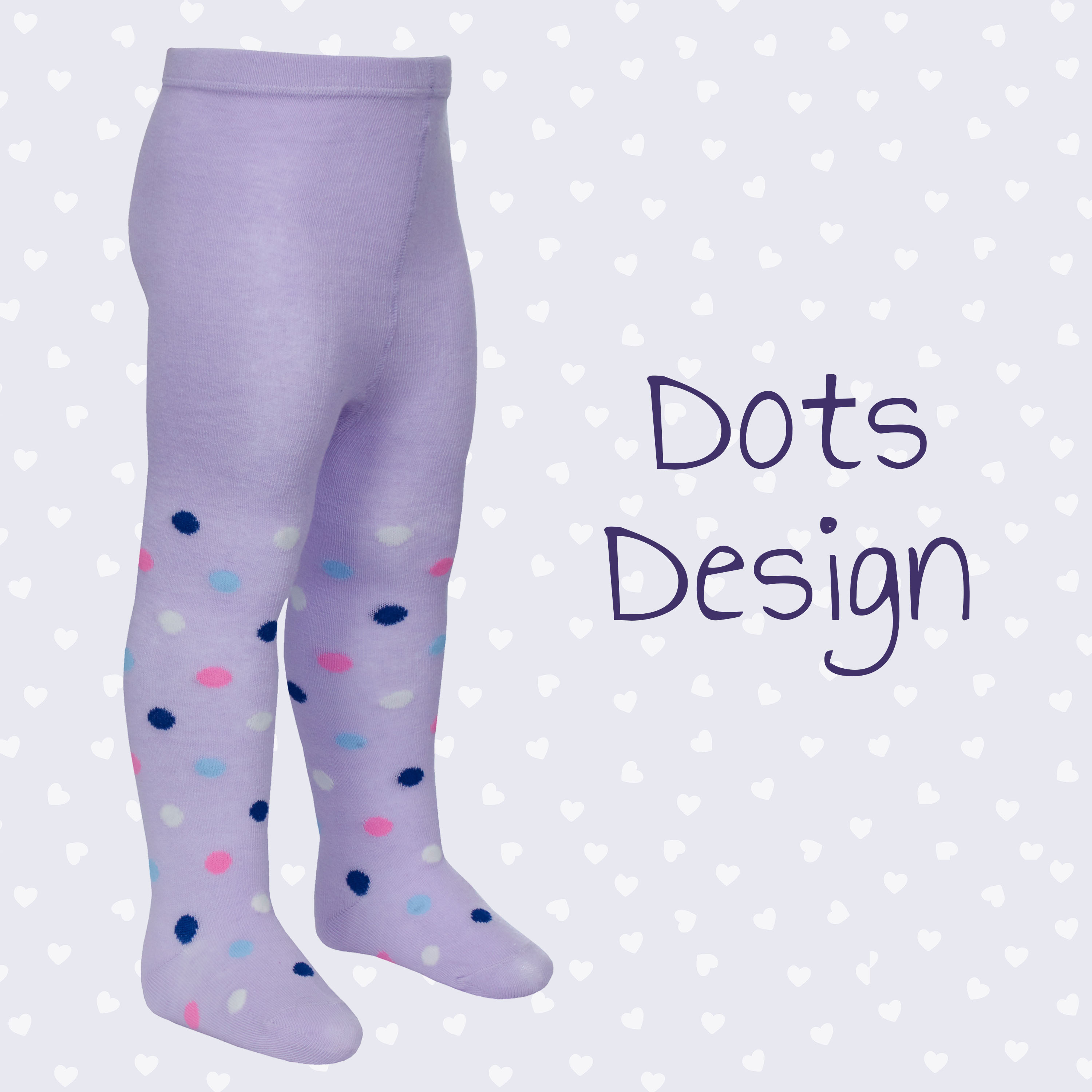 Kids Baby Girls Stocking Tights Cotton Rich Funky Design Thick Warm Size 0-24m