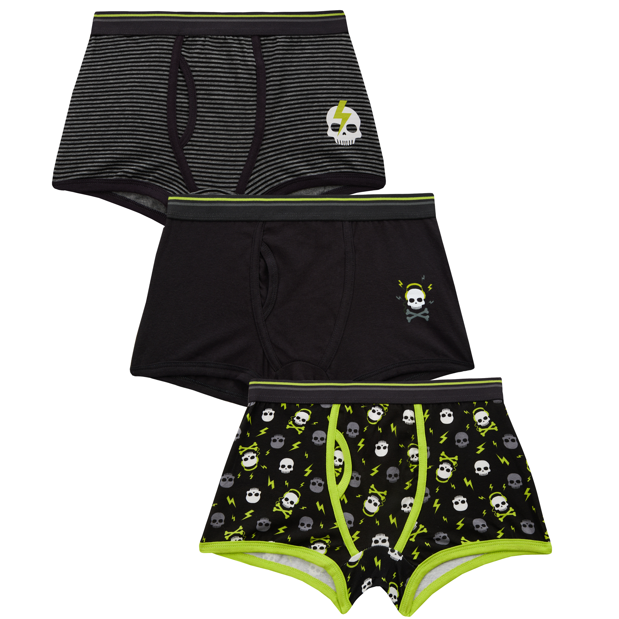 Kids Boys 3 Pairs Underwear Trunks Cotton Rich Boxer Pants Camo Space 7-13 Years - Picture 11 of 19