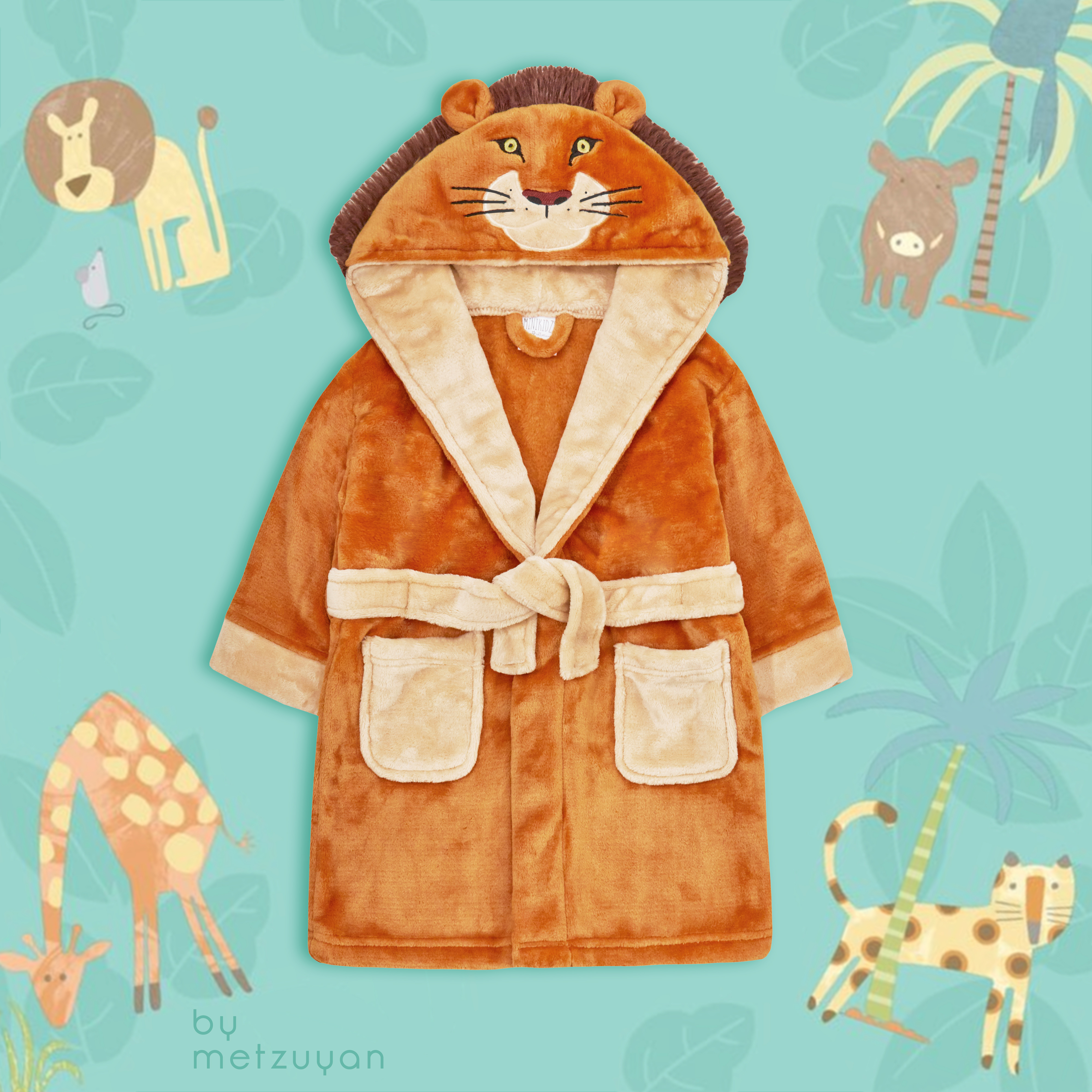 lion king baby dressing gown