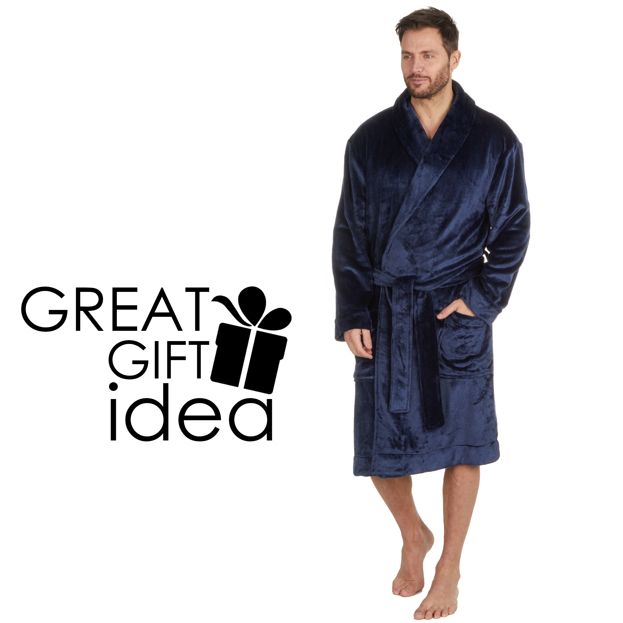 Ankle length mens hot sale dressing gowns uk