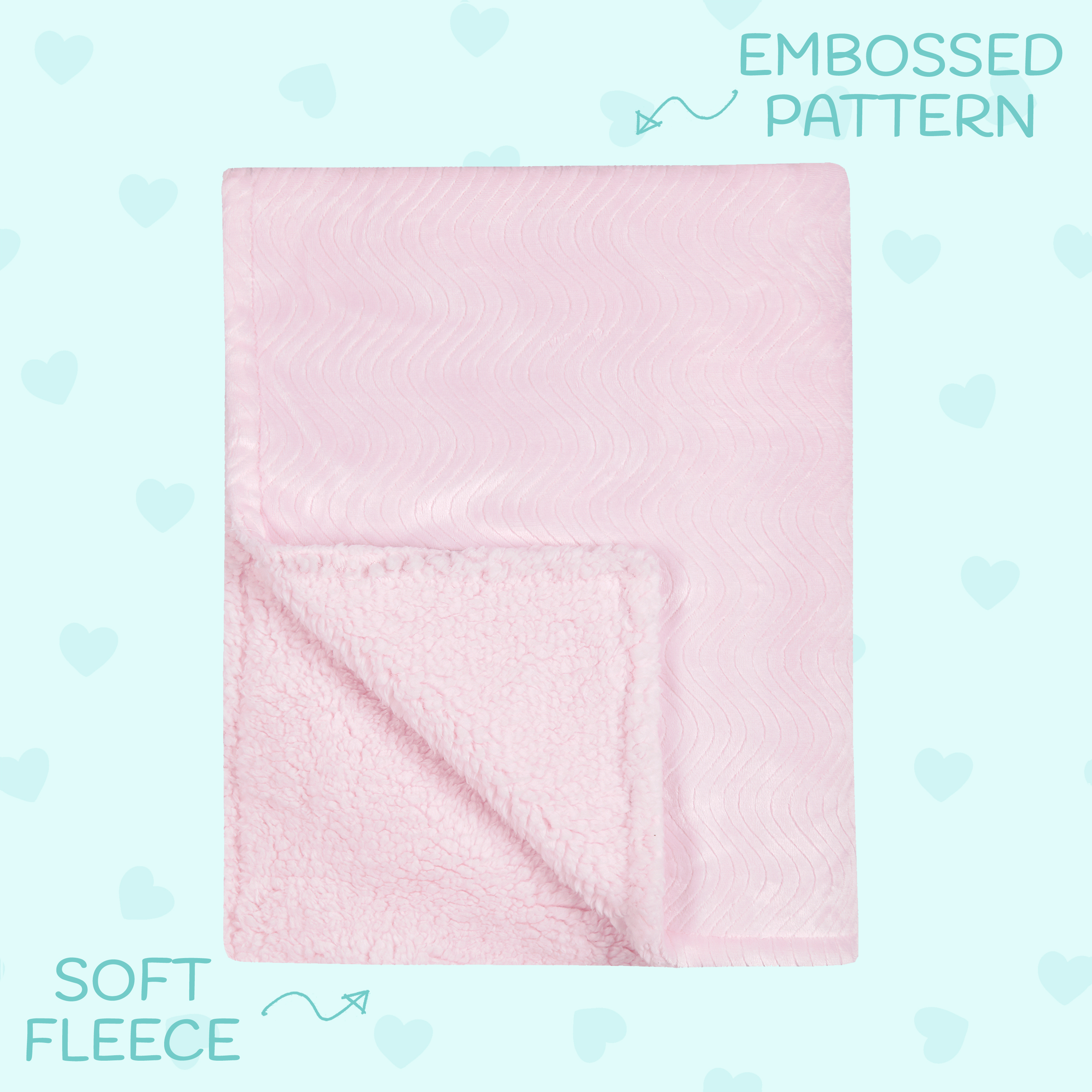 Baby Boys Girls Soft Blanket Pram Cot Moses Basket Crib Wrap Fleece Warm Gift - Picture 7 of 9