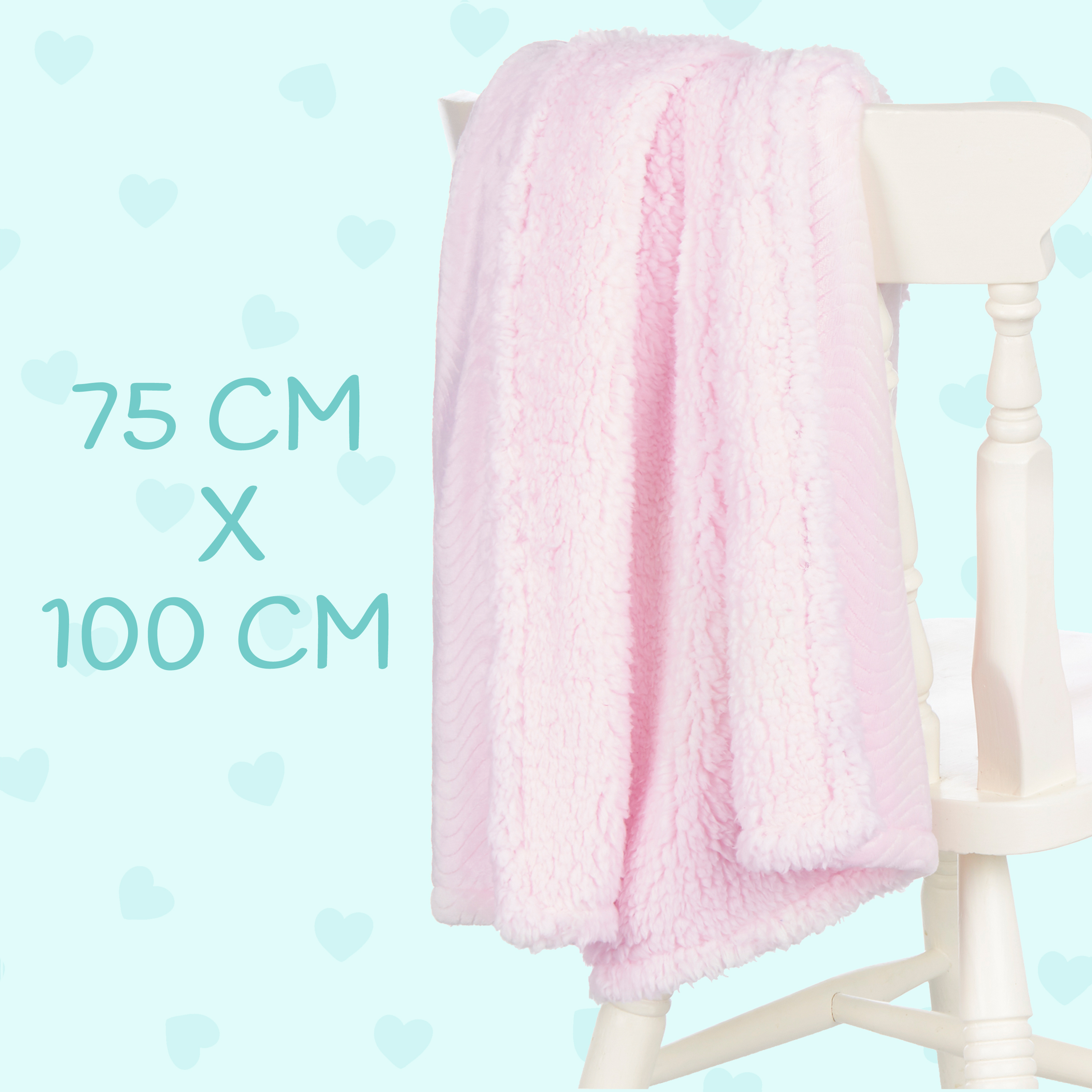 Baby Boys Girls Soft Blanket Pram Cot Moses Basket Crib Wrap Fleece Warm Gift - Picture 8 of 9