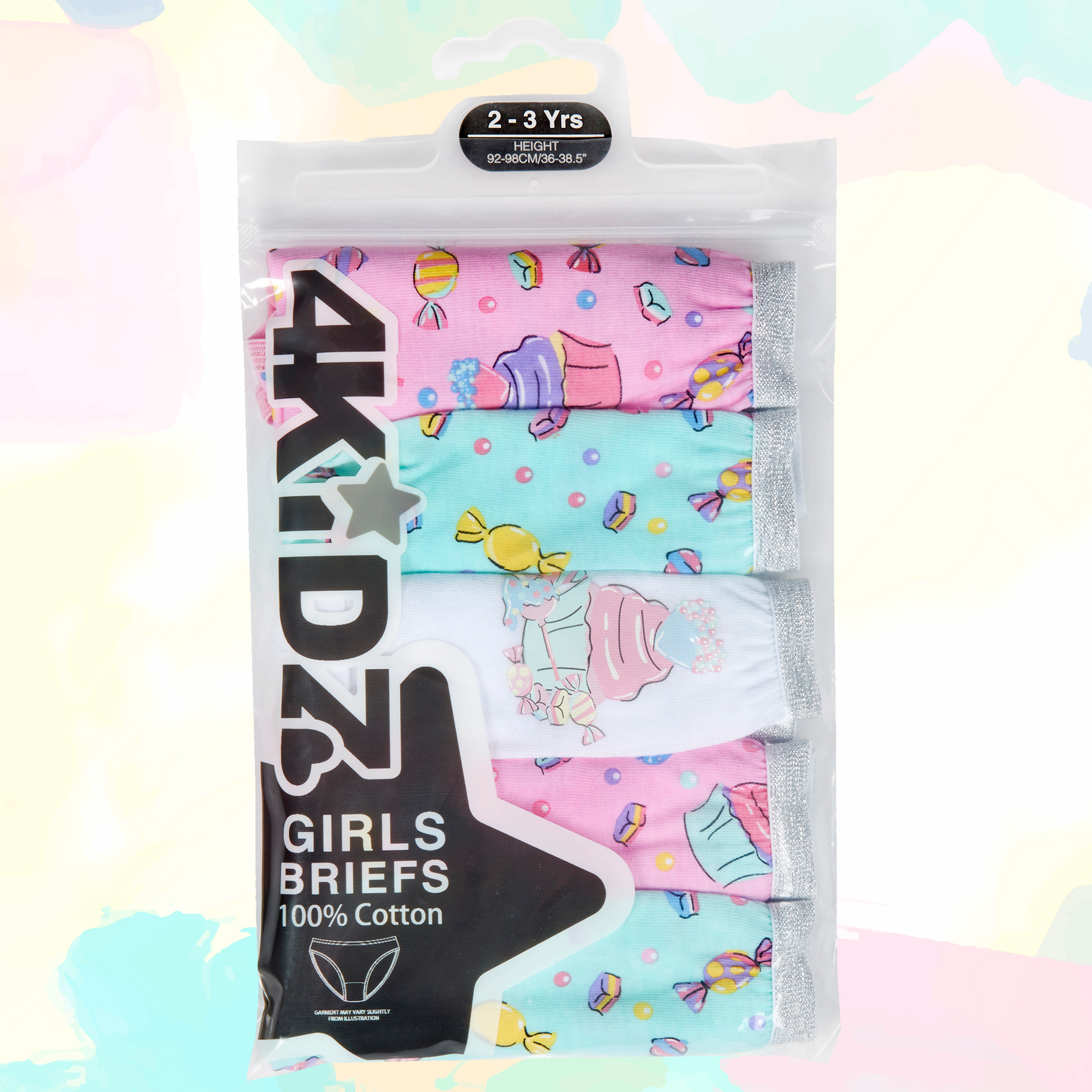 Paquete de 5 pares de brifas knickers multicompra pantalones ricos en algodón ropa interior - Imagen 10 de 34