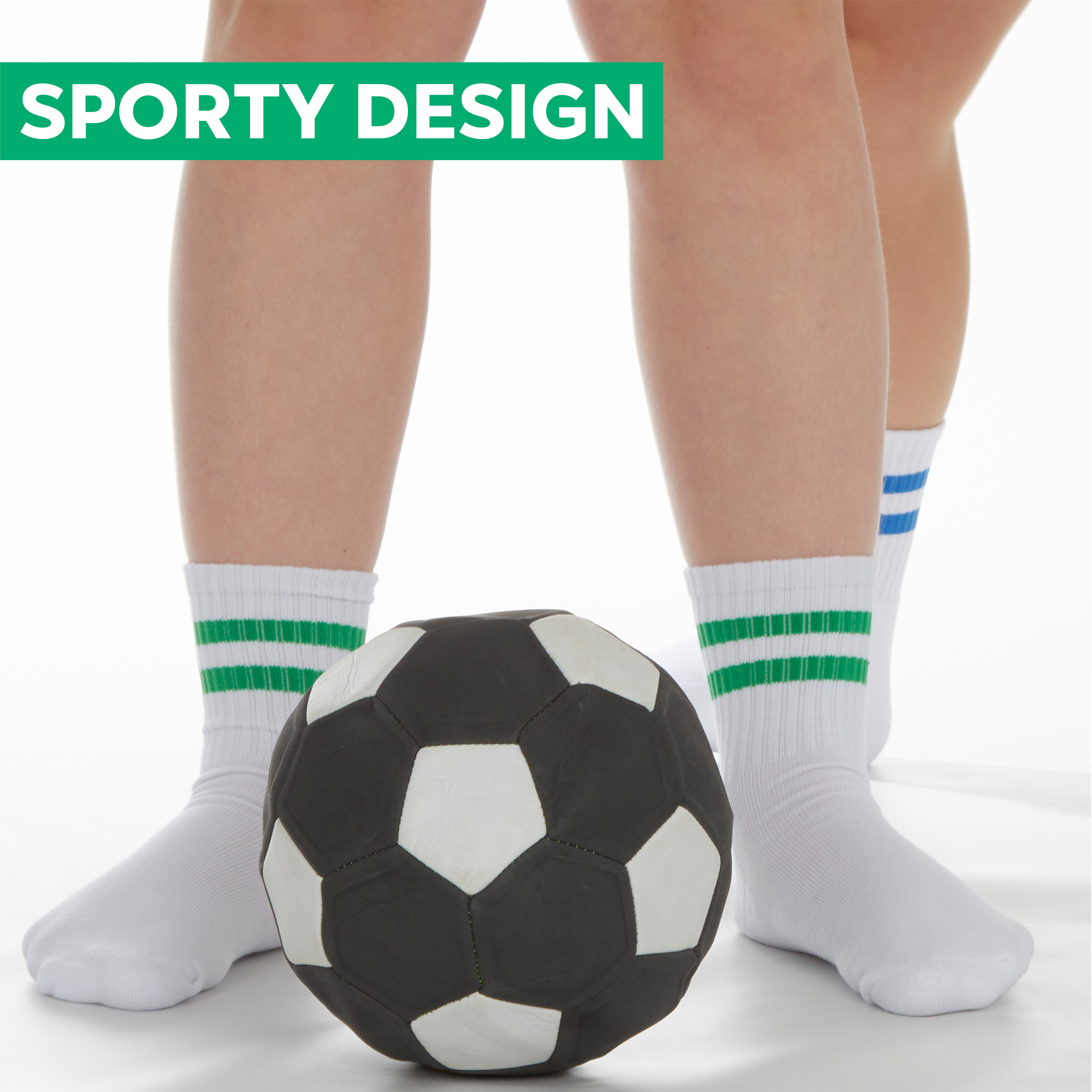 3/6 Pairs Boys Cotton Sport Crew Ribbed White Leisure Socks UK 9-12 12.5-3.5 4-6 - Picture 8 of 14