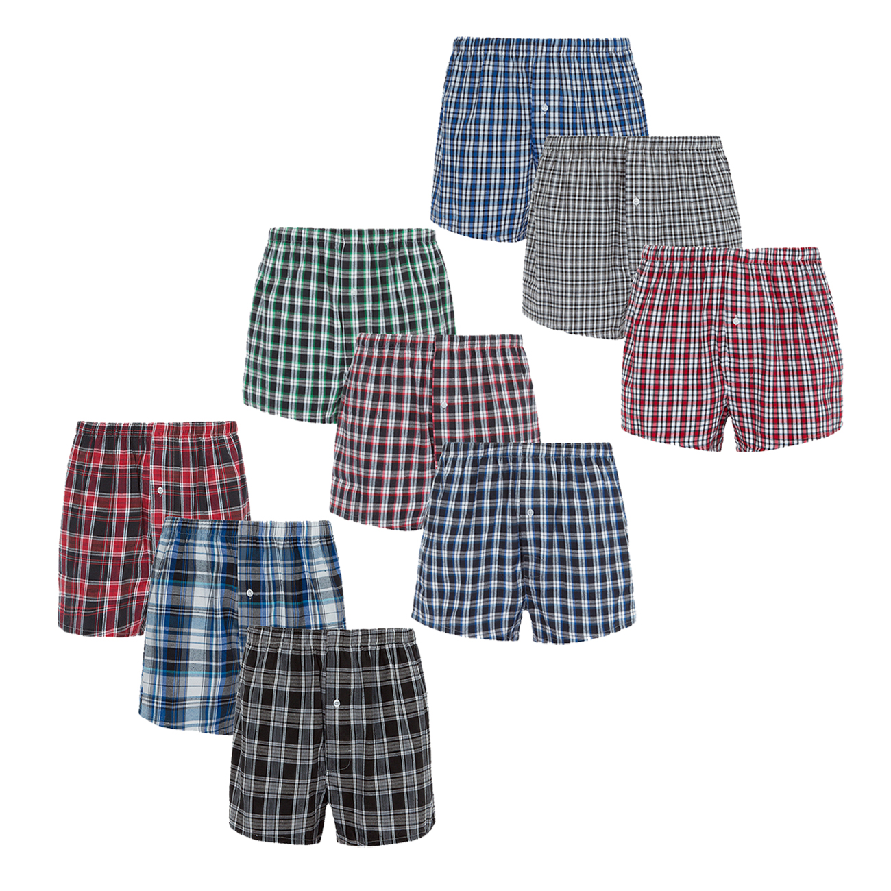 mens loose fit boxer shorts multipack