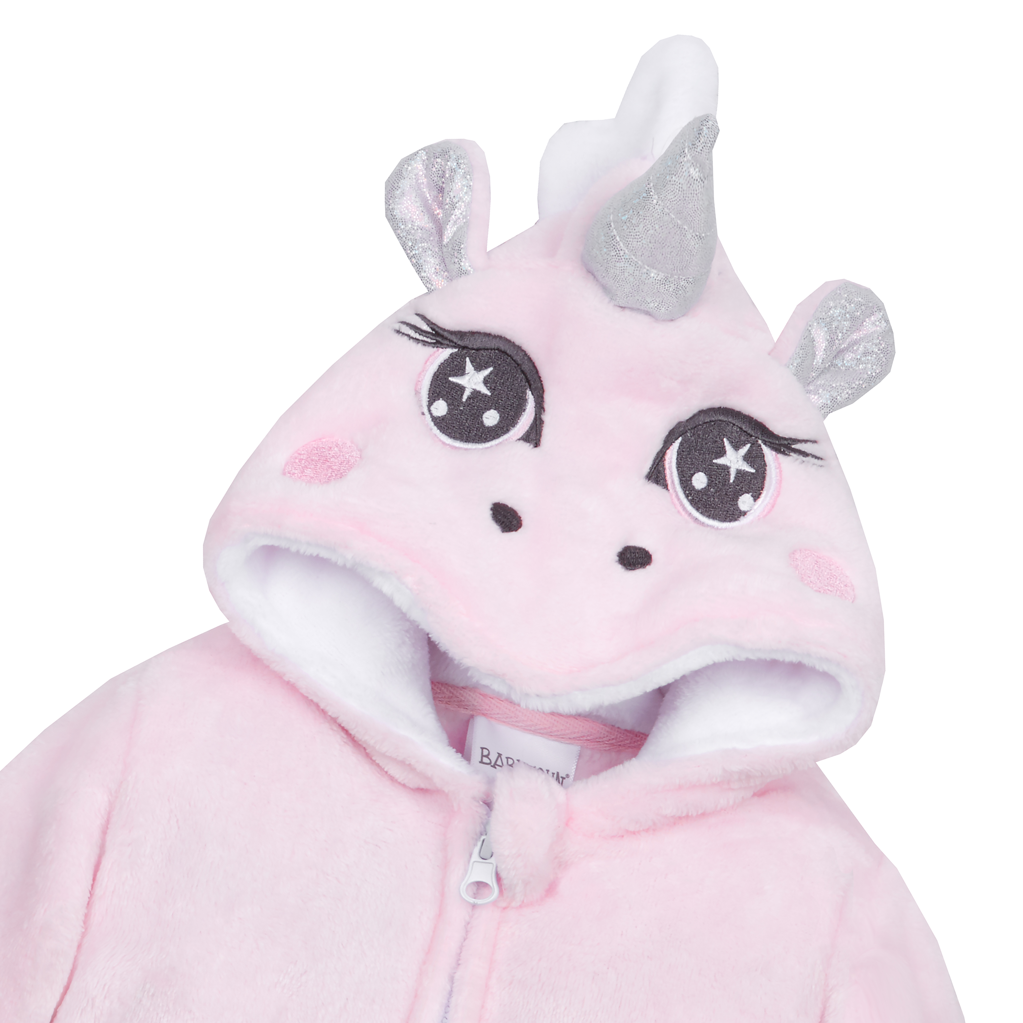 Metzuyan Unisex Baby Fluffy Winter Coat with Hood & Zip