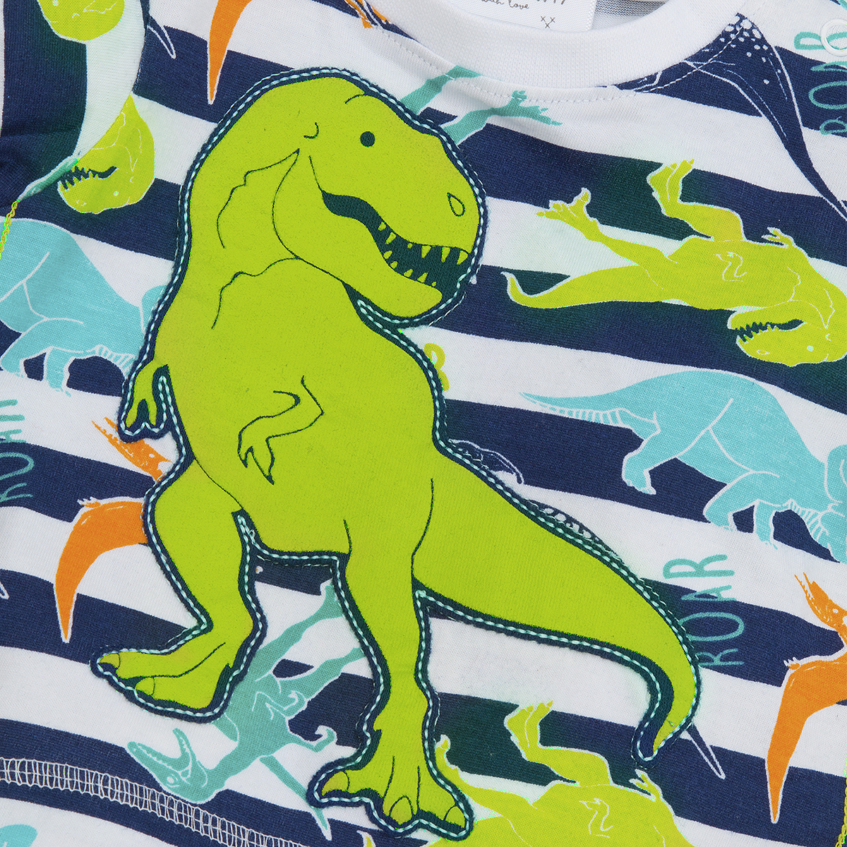 Newborn Baby Boys Top /& Joggers Set Dinosaur Outfit T-Shirt Trousers Printed Tee