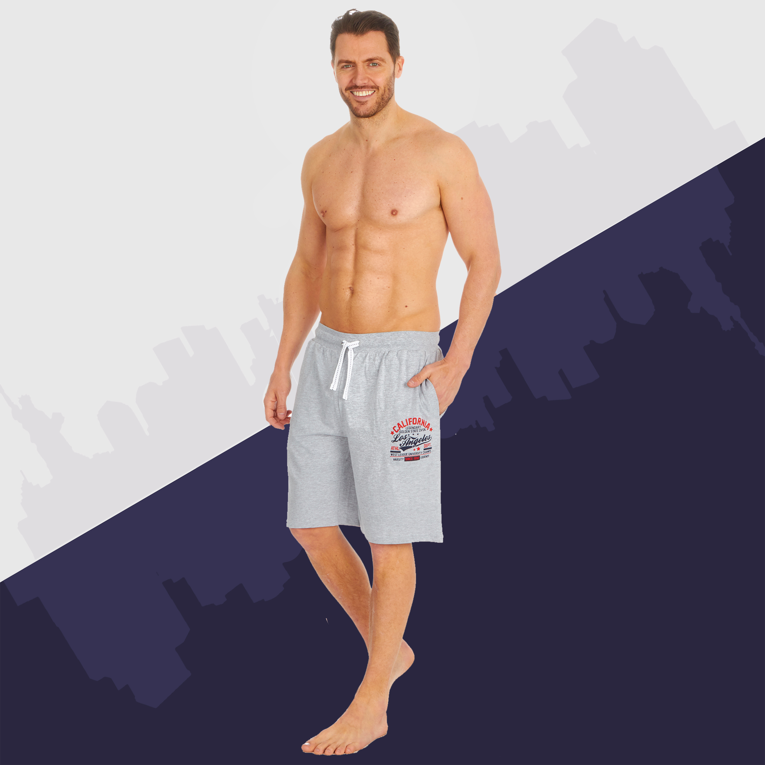 Metzuyan Men Pyjama Sleep Bed Shorts 
