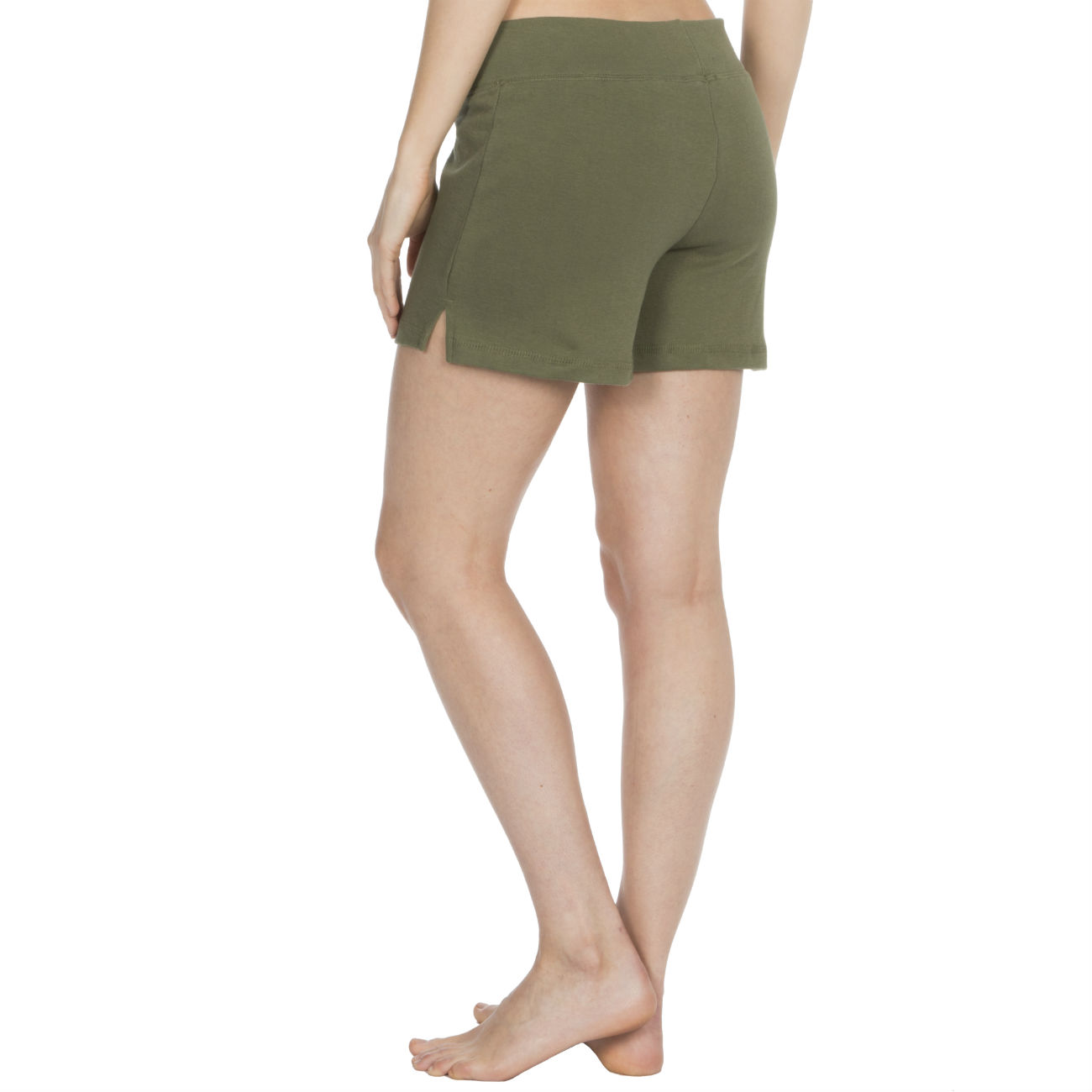 Womens Cotton Jersey Shorts Elastic Waist Summer Beach Casual Yoga Hot Pants Ebay 4121