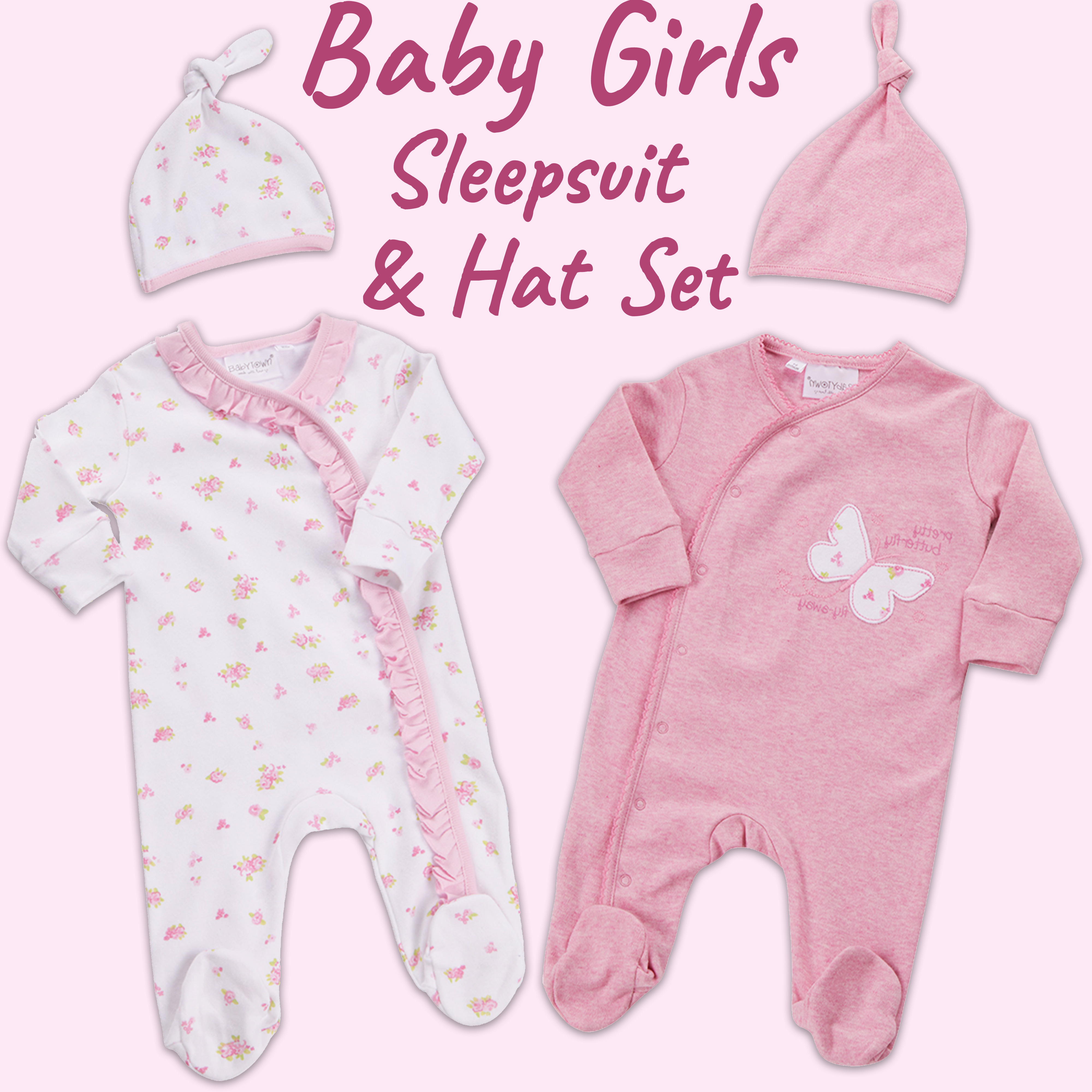 cheap baby girl sleepsuits