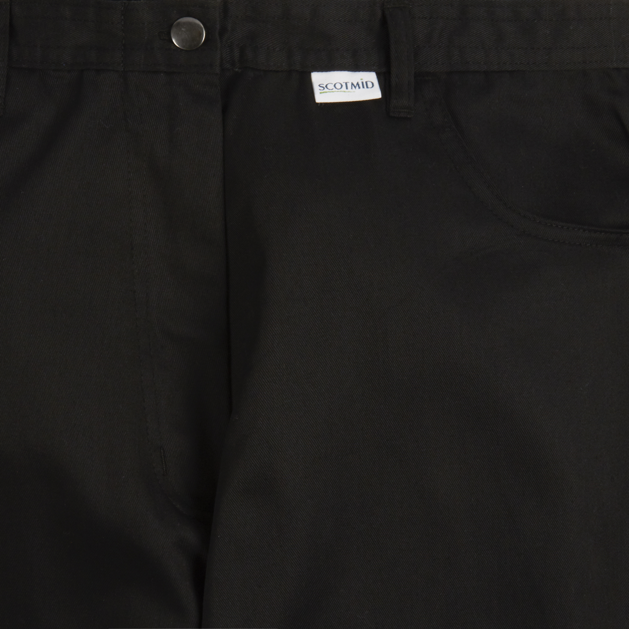 Damas Mujeres Ropa de trabajo Pantalones inteligentes Pantalones Ropa de oficina Color formal Negro Reino Unido - Imagen 4 de 5