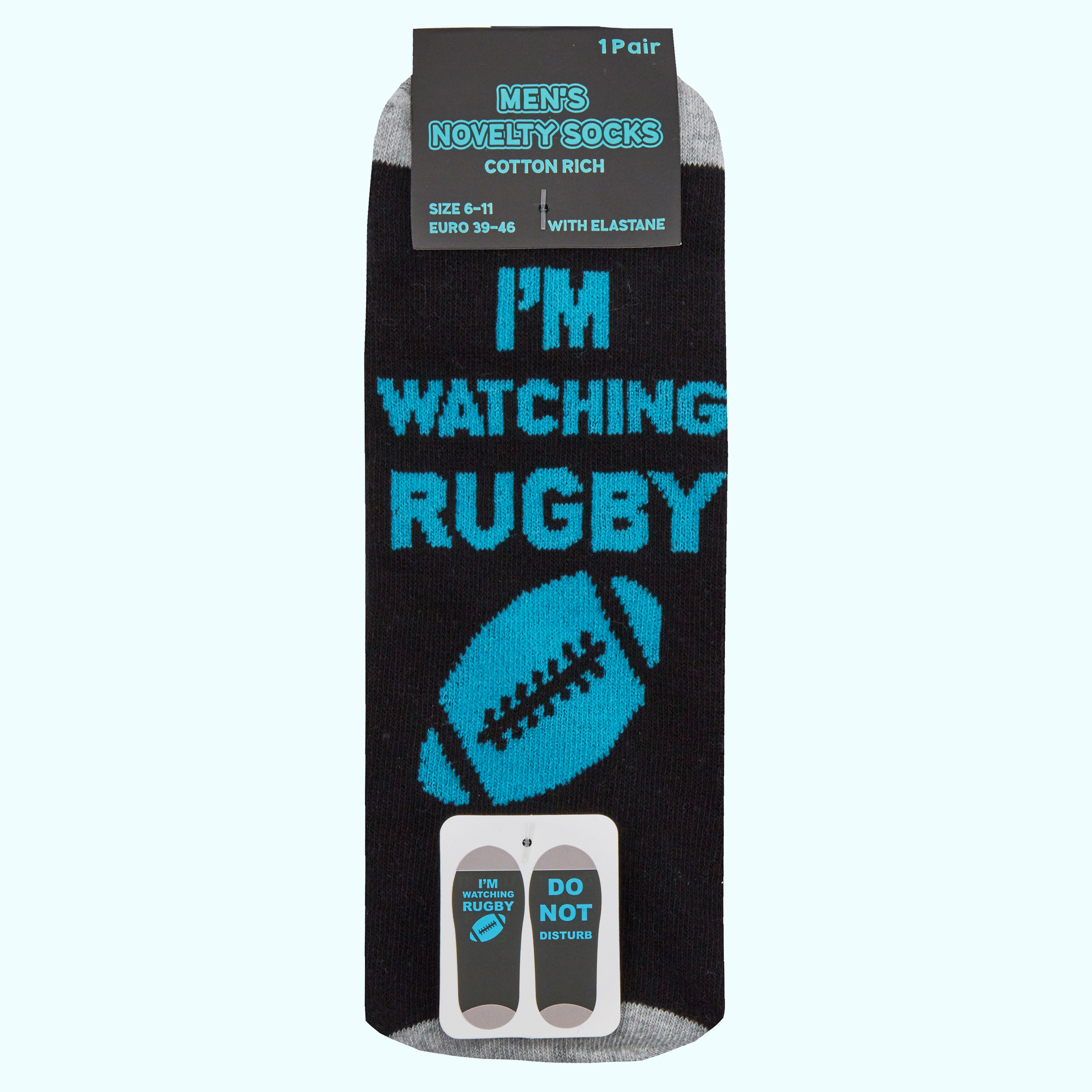 Mens Fun Slogan Socks If You Can Read Football Rugby Novelty Gift For Him 1 Pair