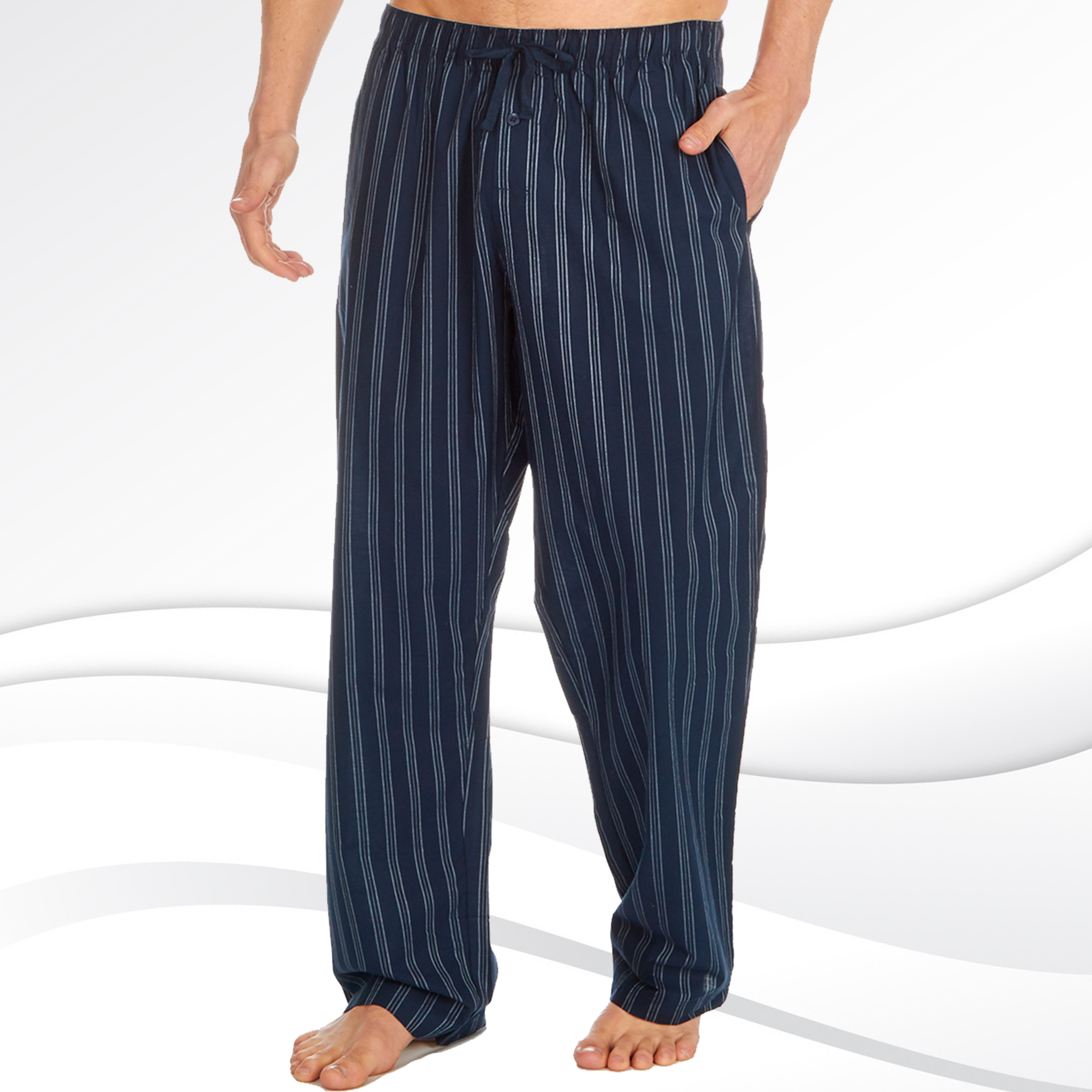 Men's Striped Pyjama Bottoms By PJ Pan